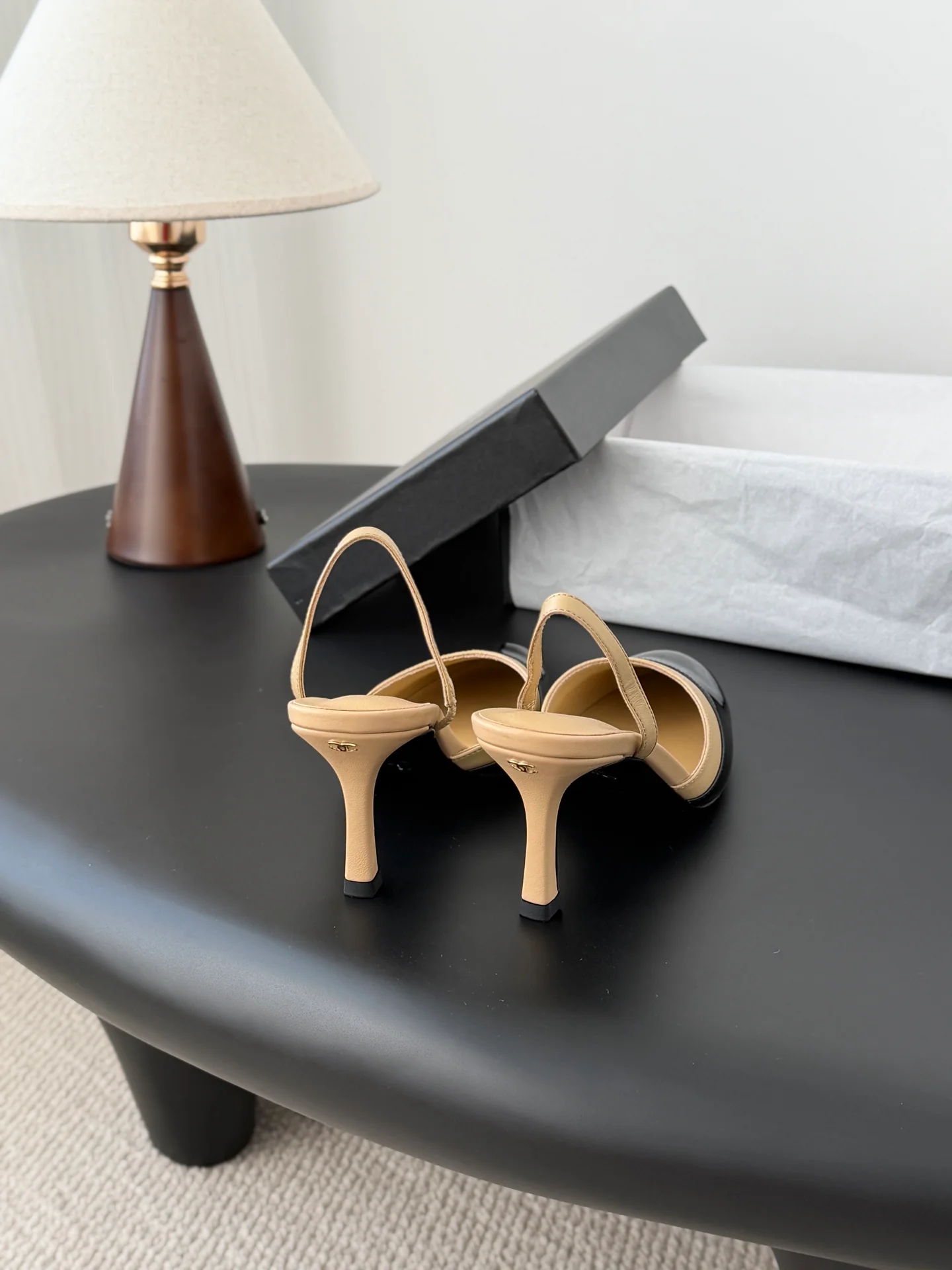 Chan 26ss mary jane slingback heel