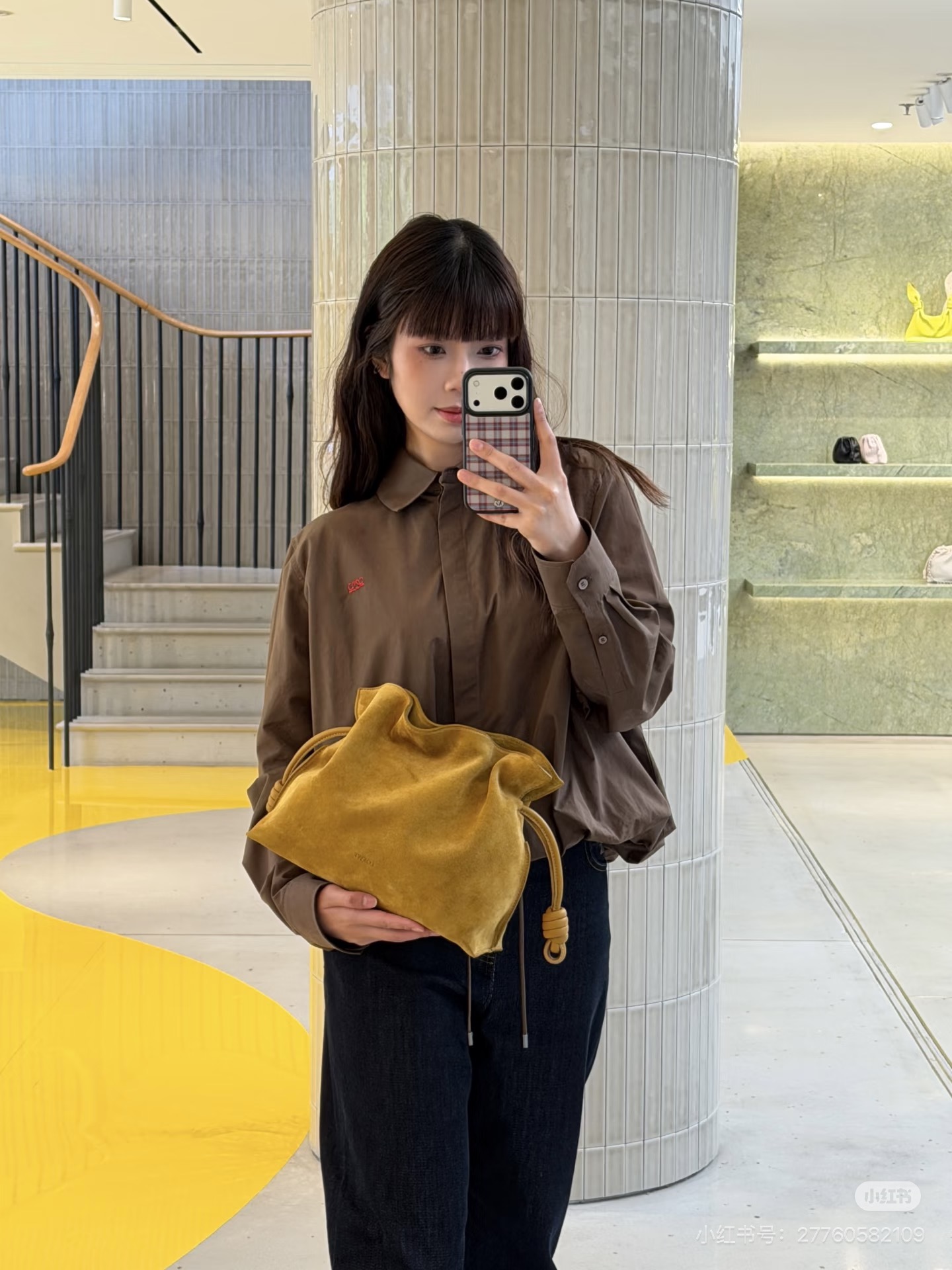 Loe 26fw drawstring shirt
