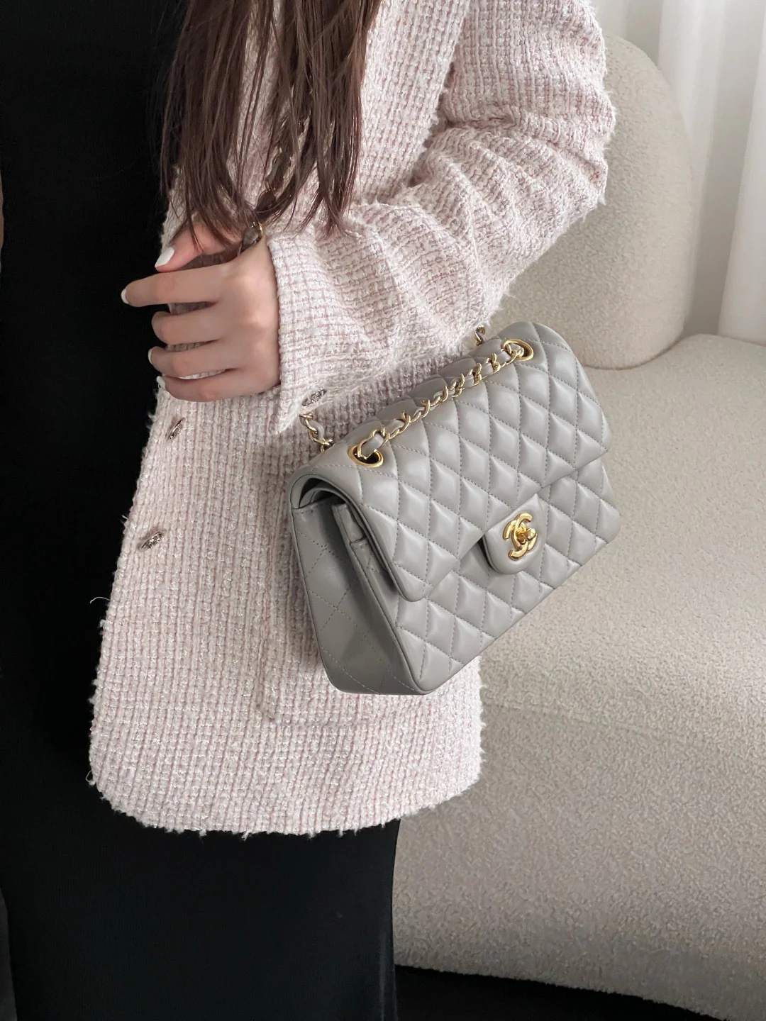 Chan cf23 chain shoulder bag