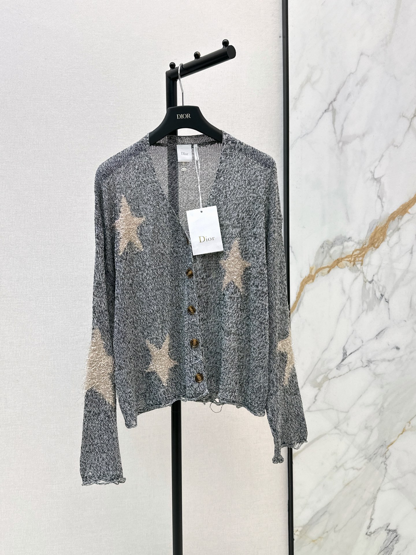 CD 26fw jacquard knit cardigan