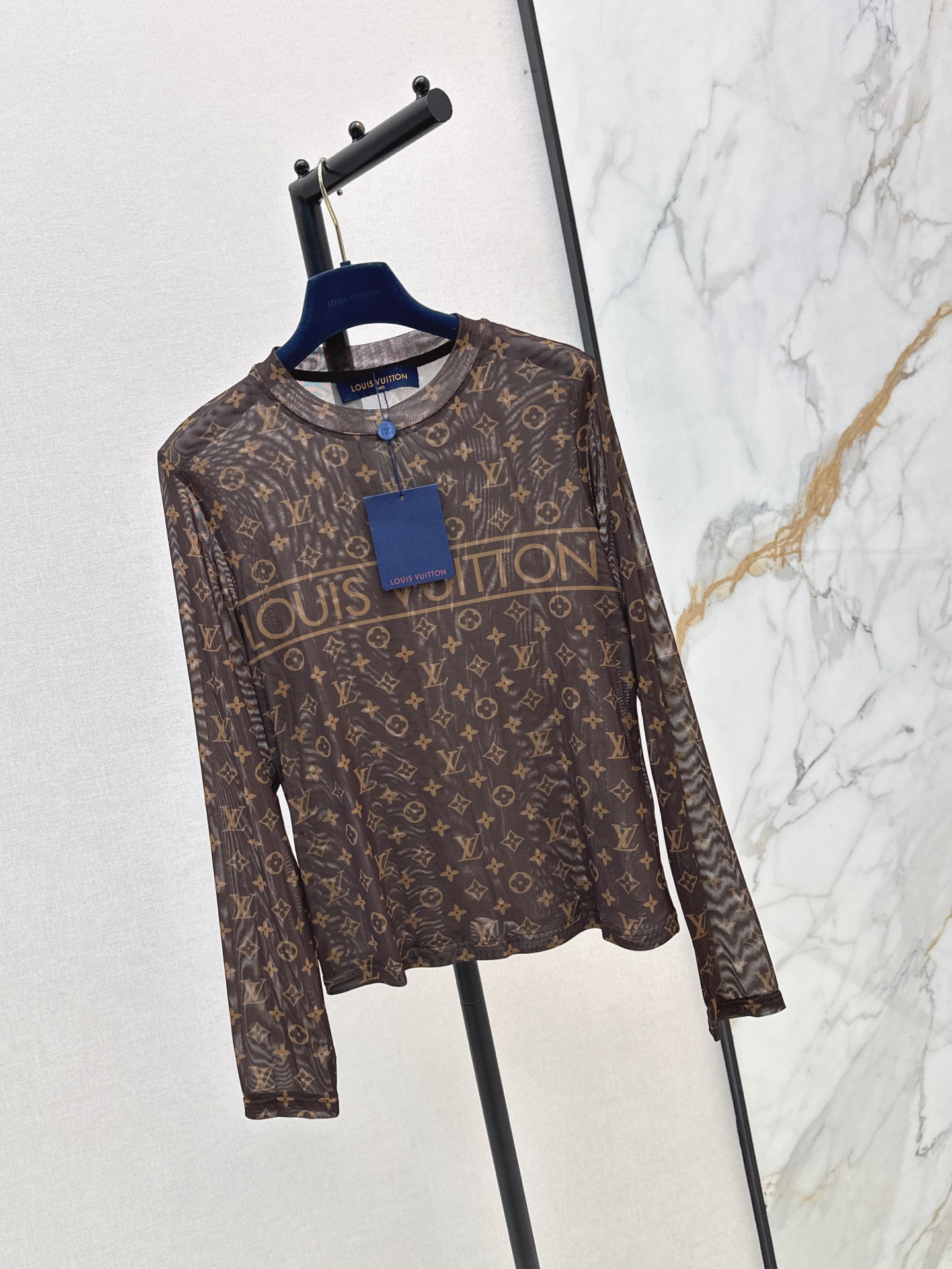 Loui 26fw print mesh basic tee