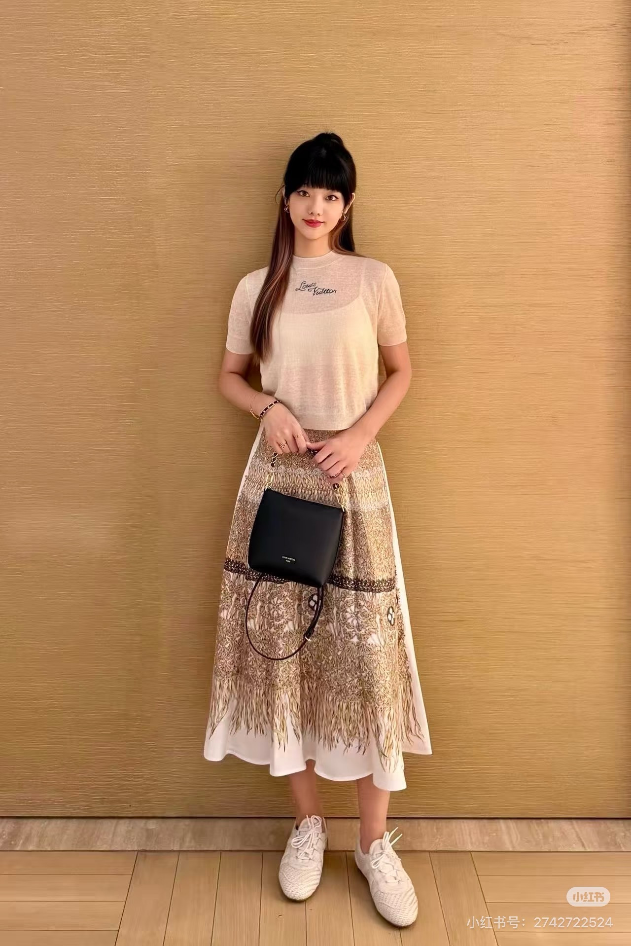 Loui 26fw print skirt