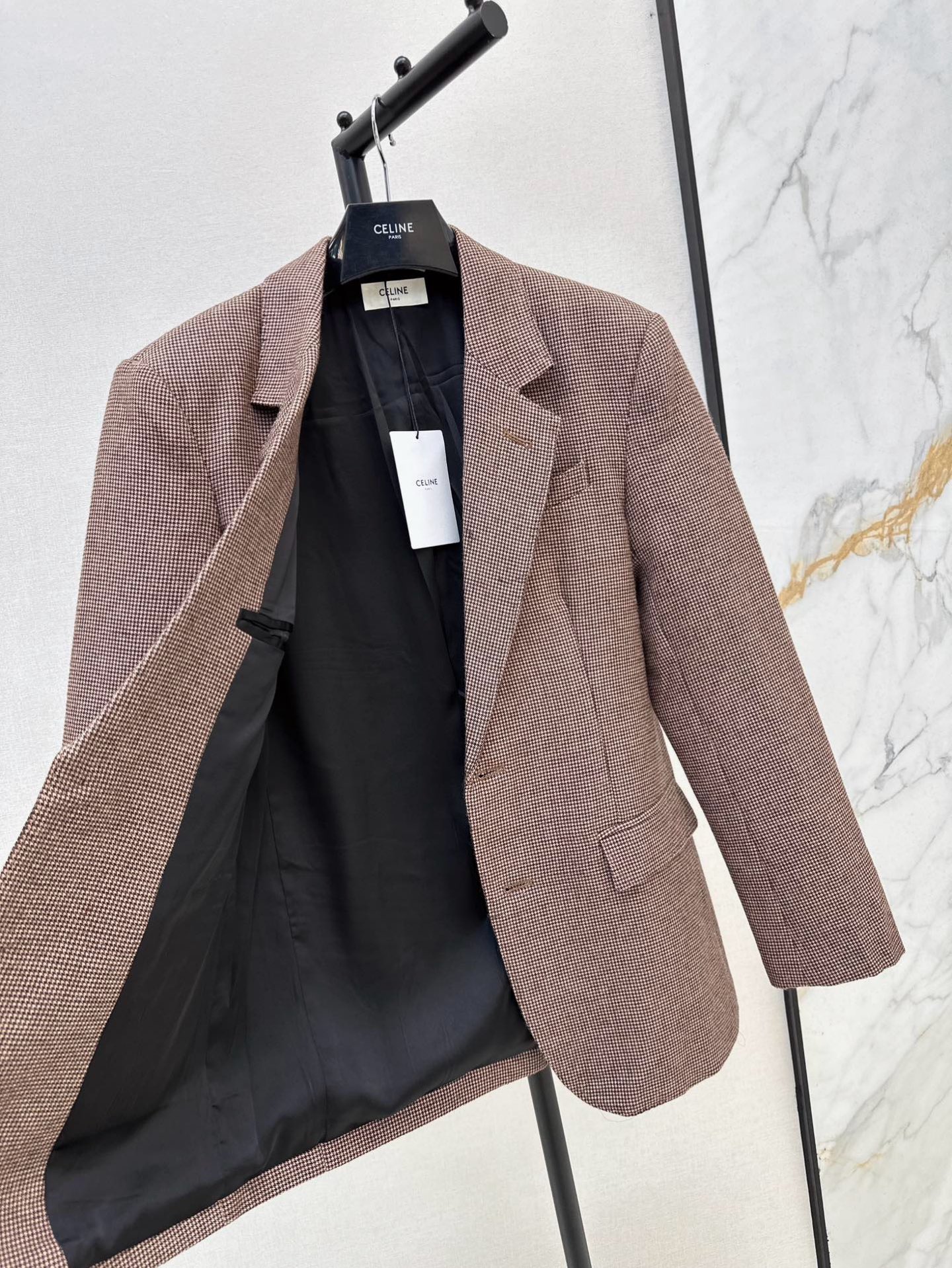 Celi 26fw houndstooth blazer
