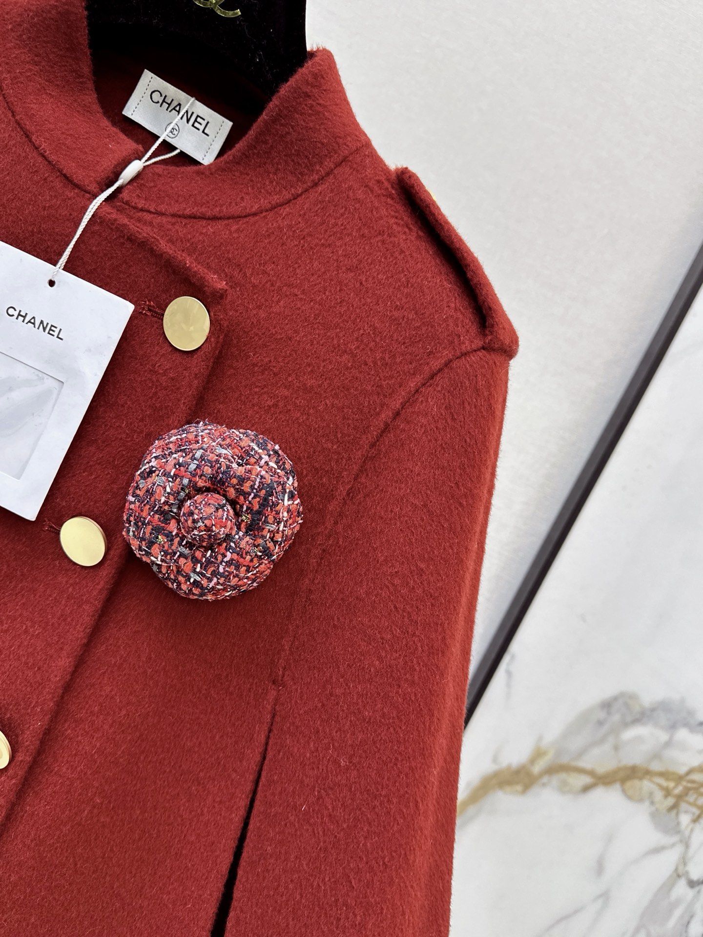 Chan 26fw woolen cape jacket