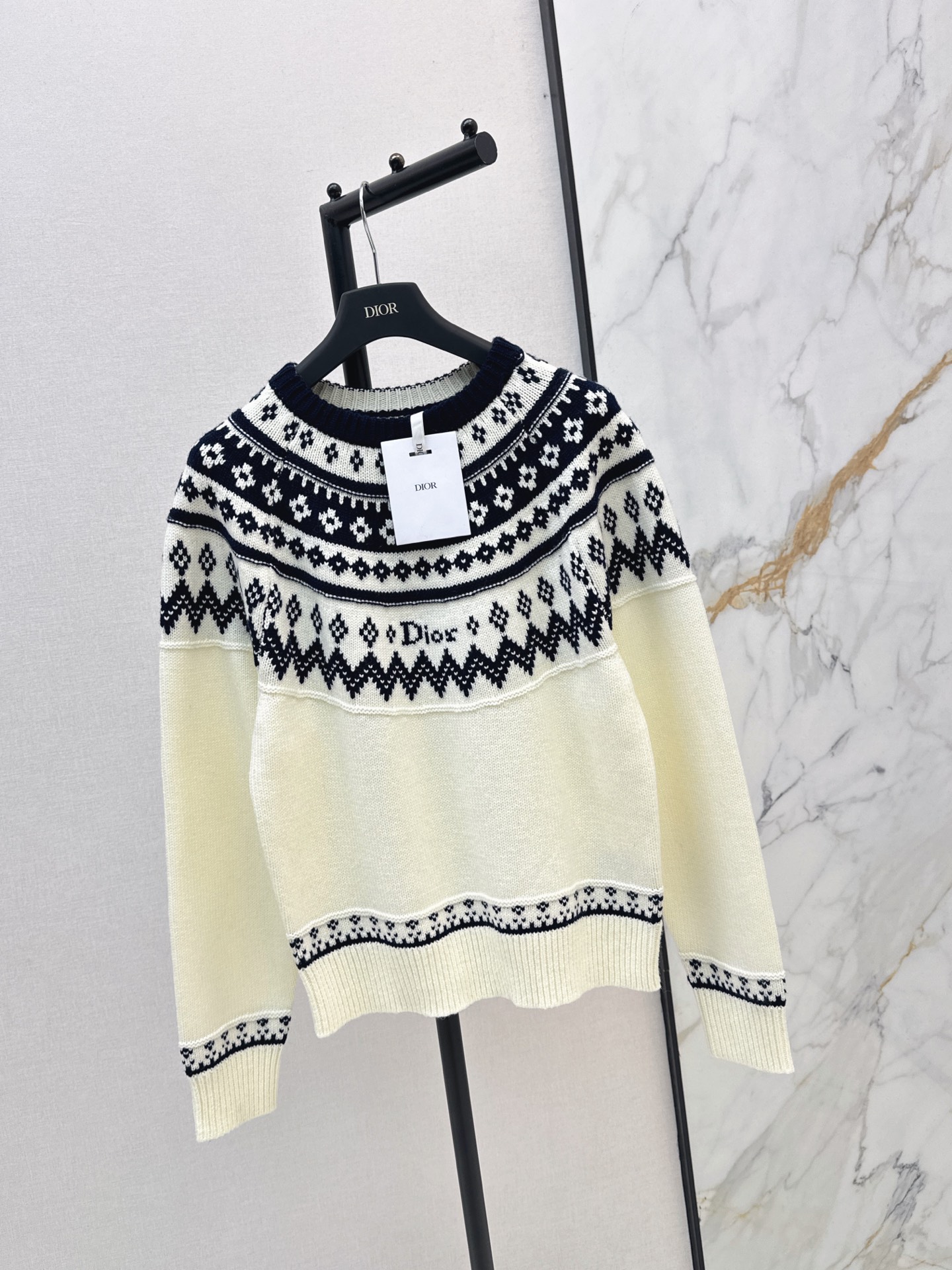CD 26fw fair isle sweater