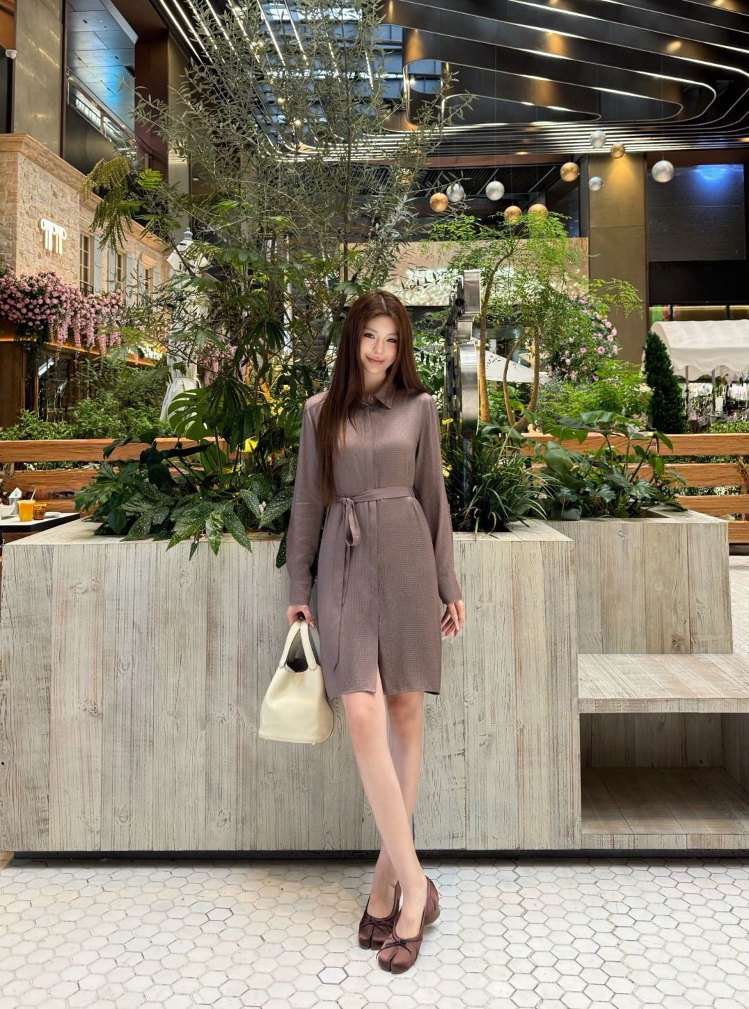 Her 26ss jacquard dress