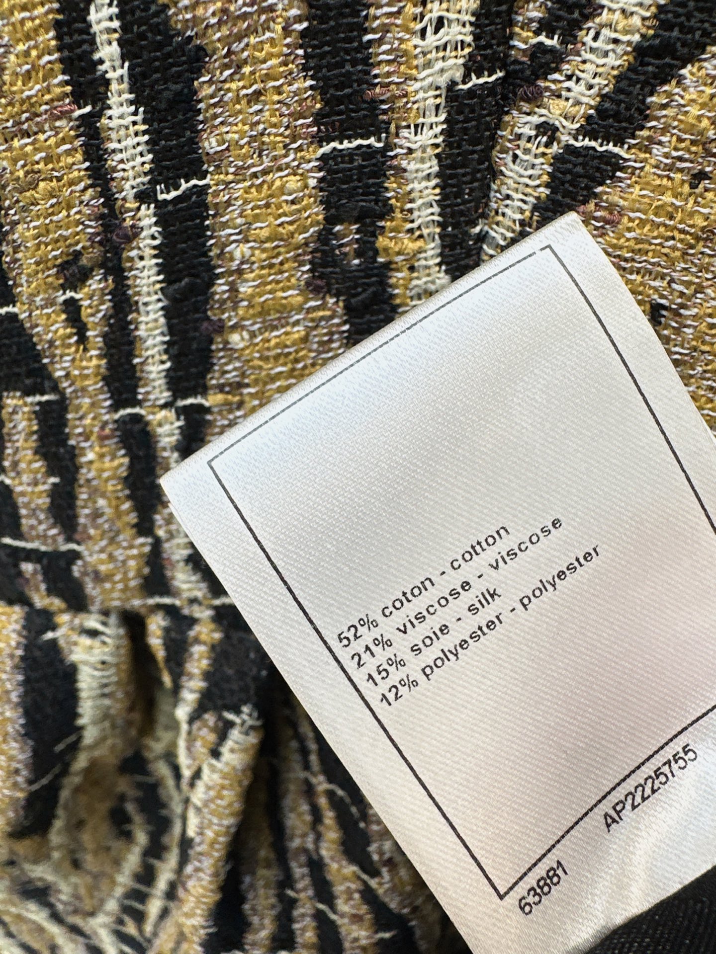Chan 26fw leopard jacquard slip dress
