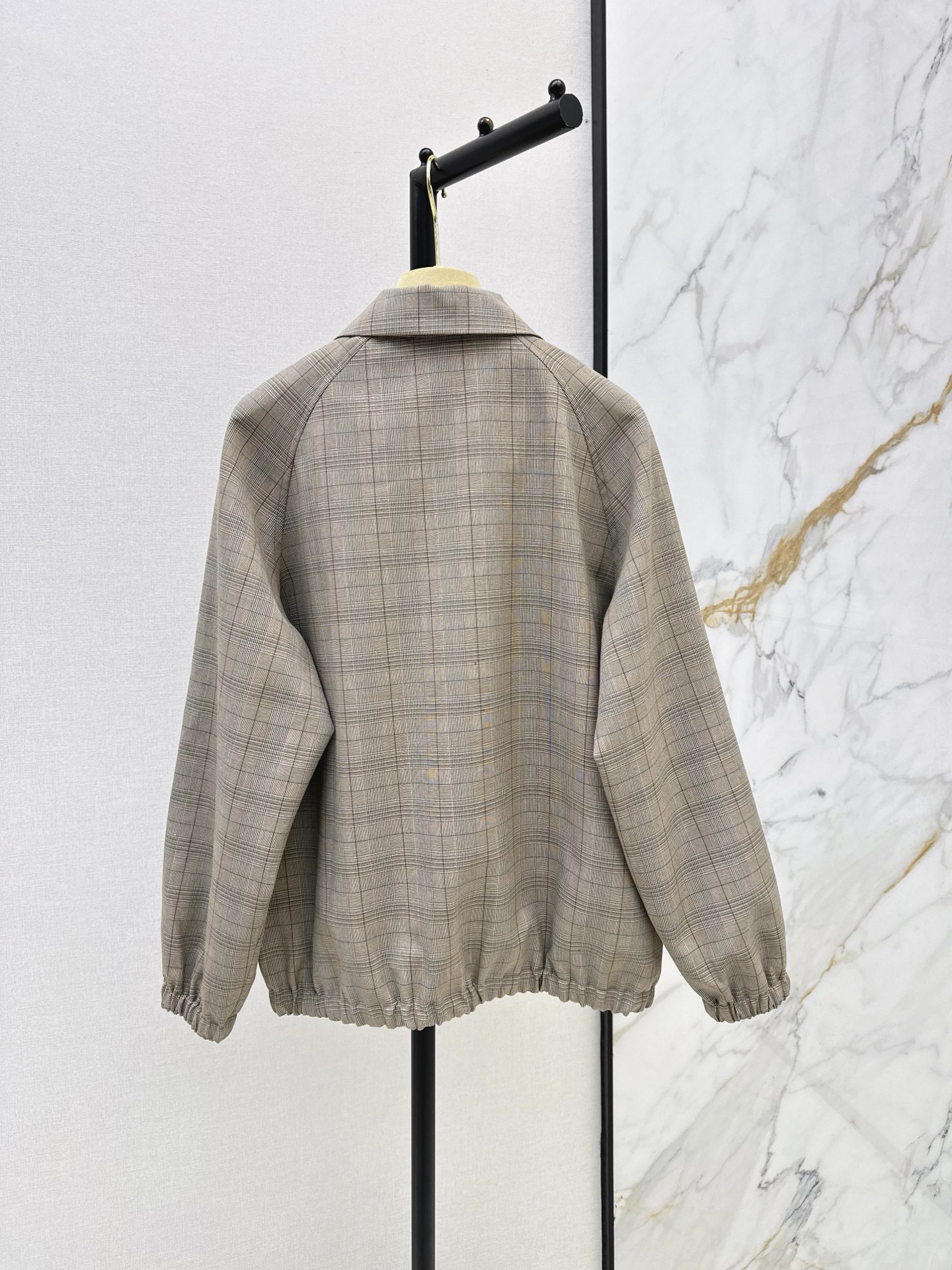 Miu 26fw check jacket