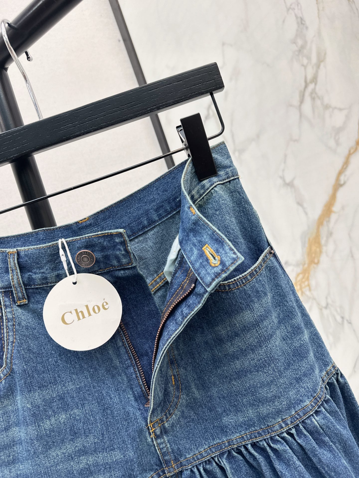 Chol 26fw wide-leg jeans