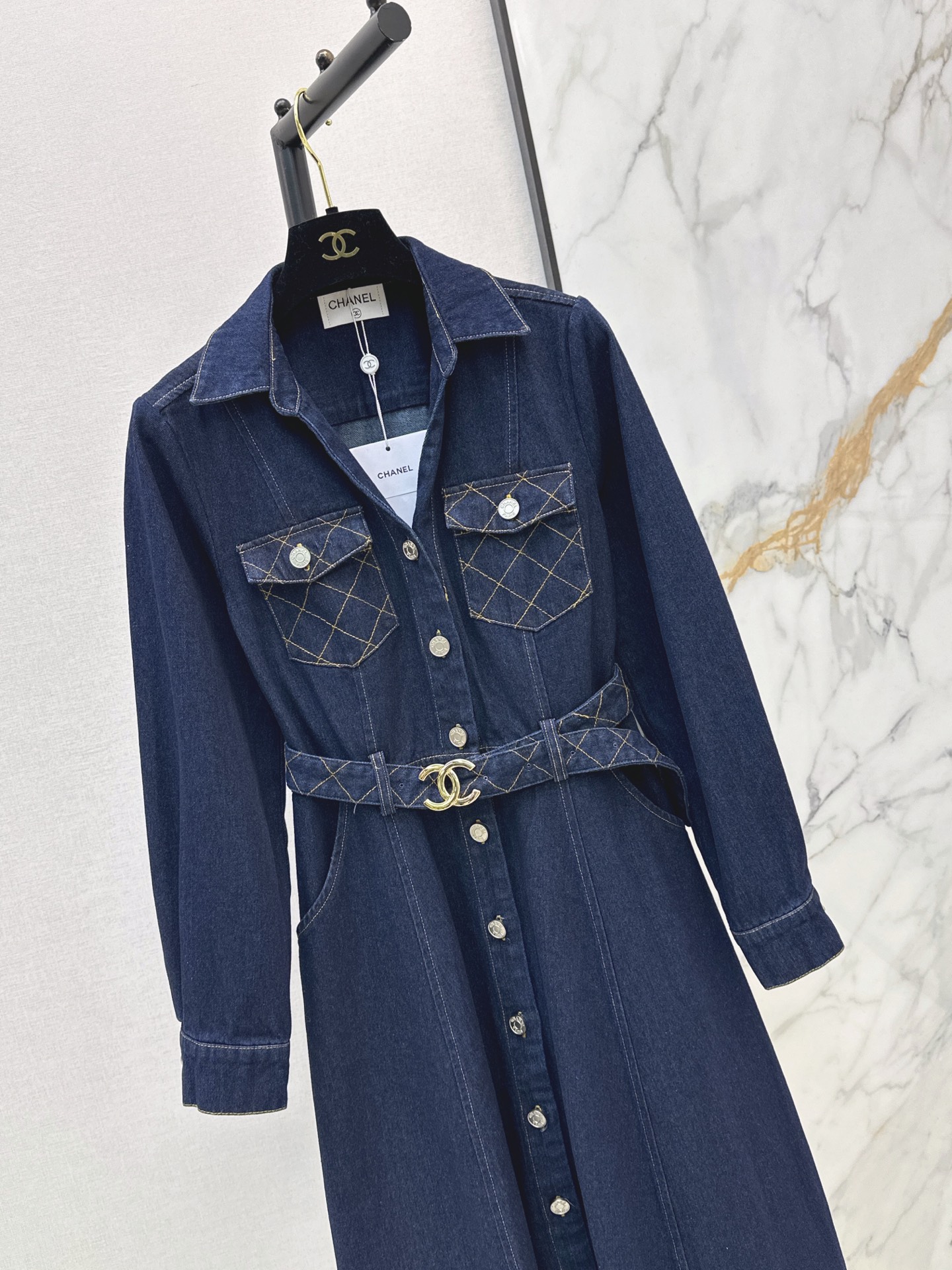 Chan 26fw denim dress