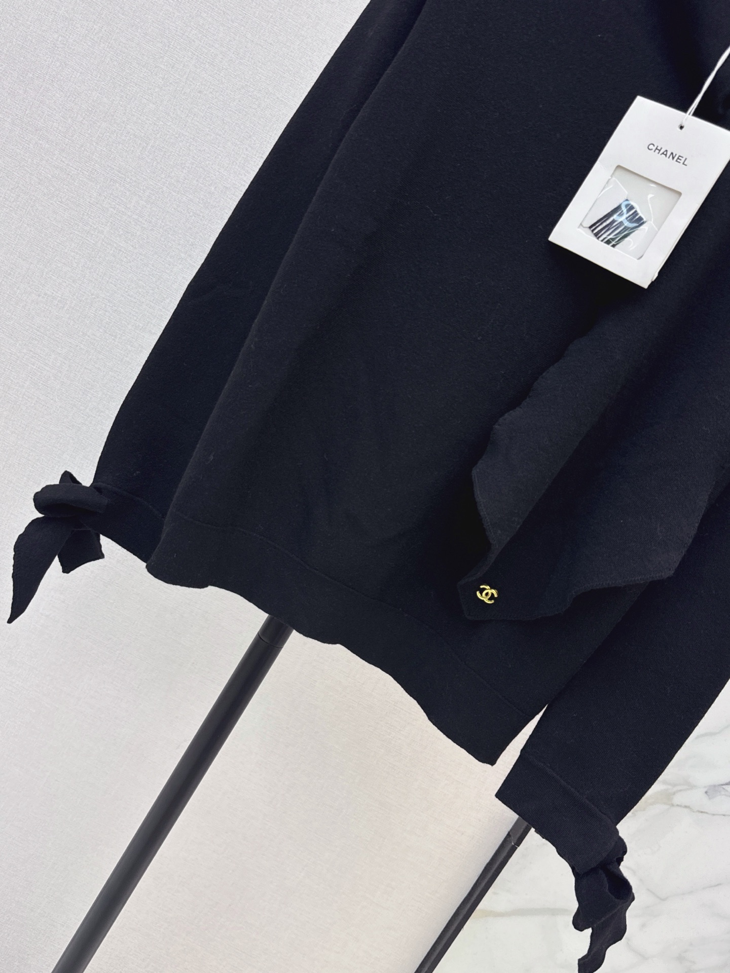 Chan 26fw bow knitwear