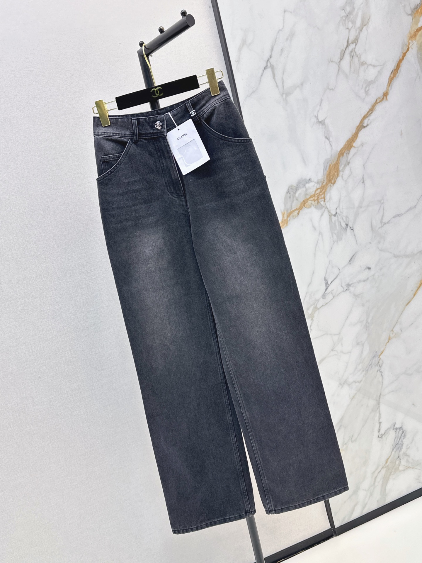 Chan 26fw straight-leg jeans