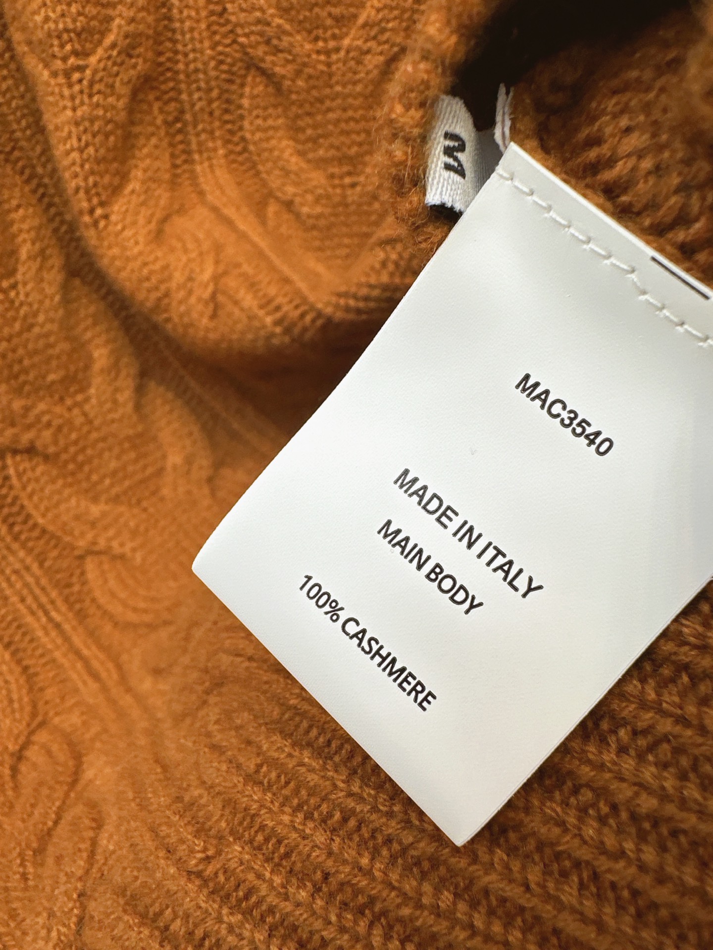 Max 26fw cable half-zip knit sweater