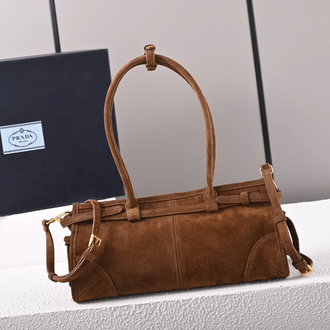 PD LuxSoft Medium Nubuck leather handbag