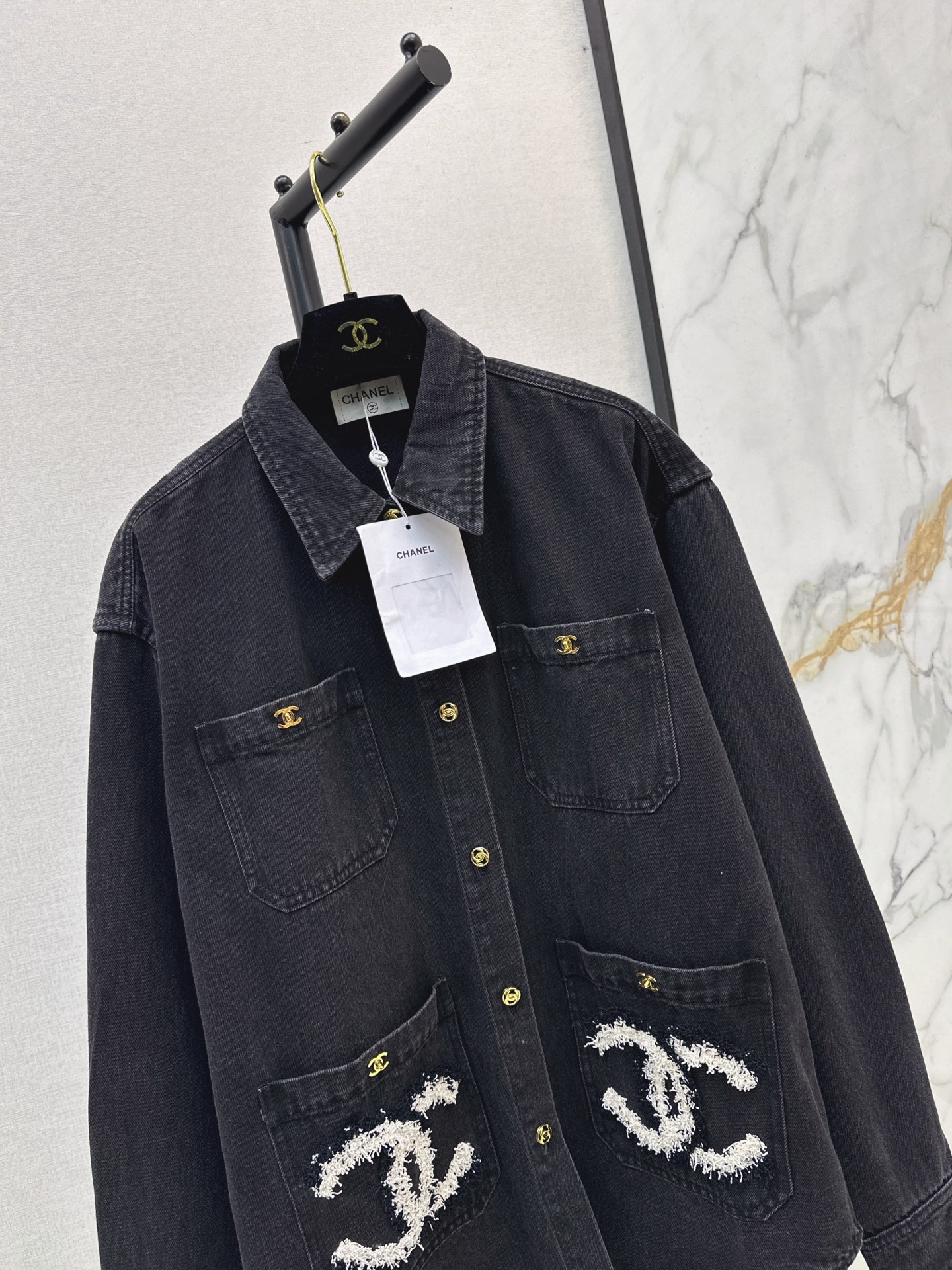 Chan 26fw denim shirt jacket