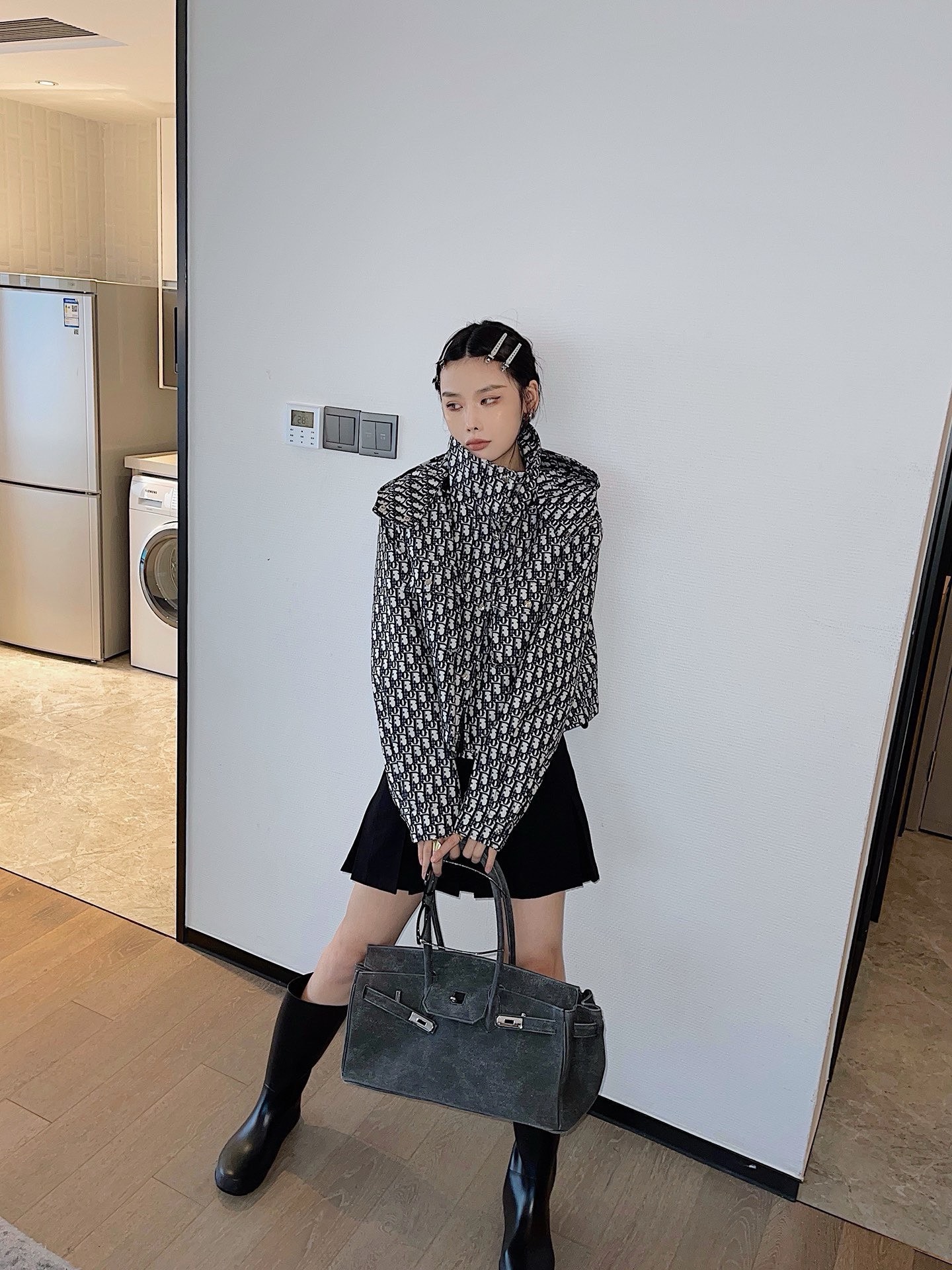 CD 26fw jacquard jacket
