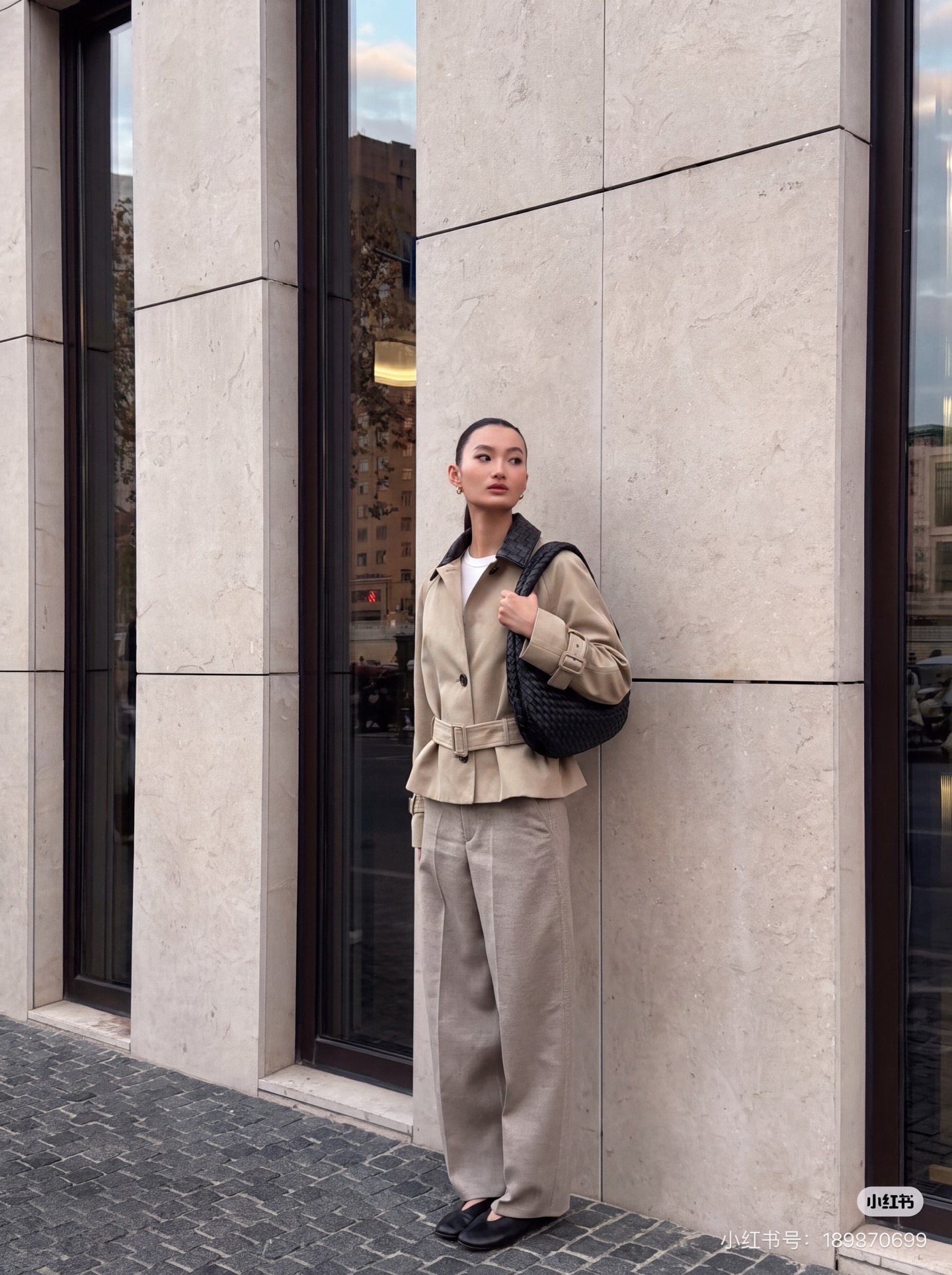 Bott 26fw cropped trench coats