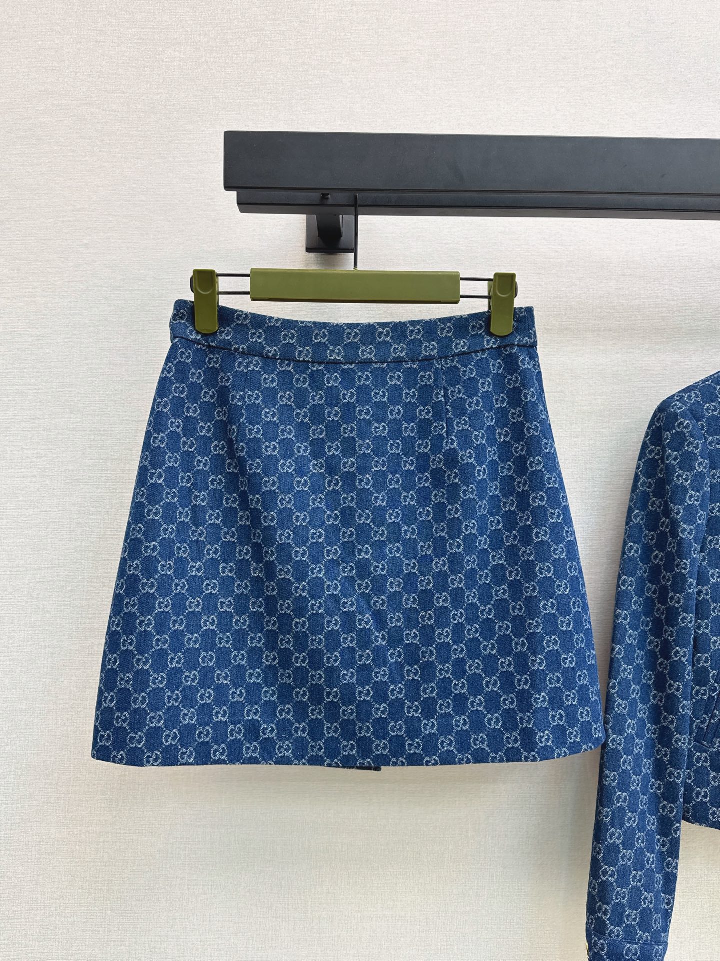Guc 26fw jacquard jacket A-line skirt sets