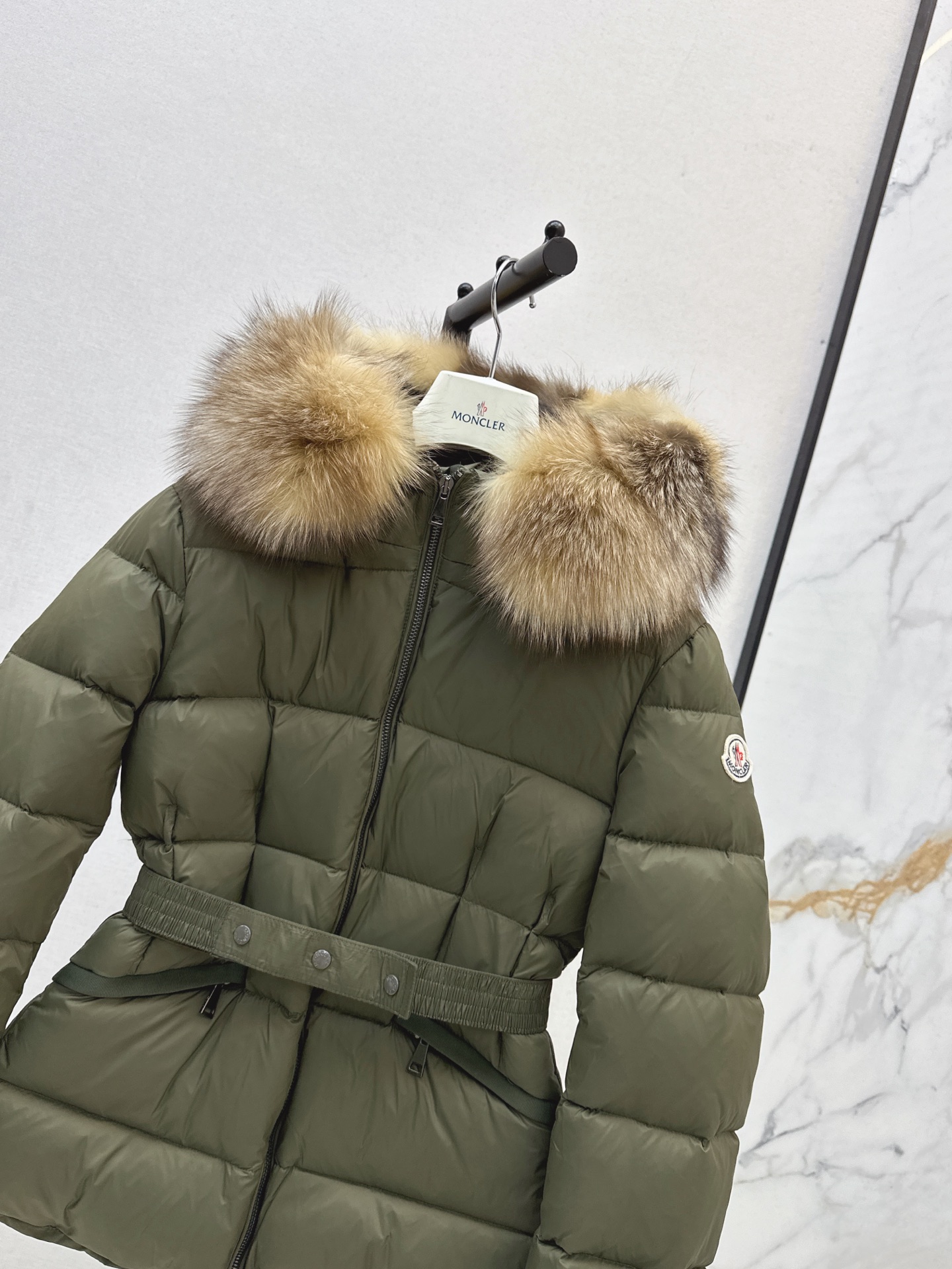 Monc 26fw hooded down jacket
