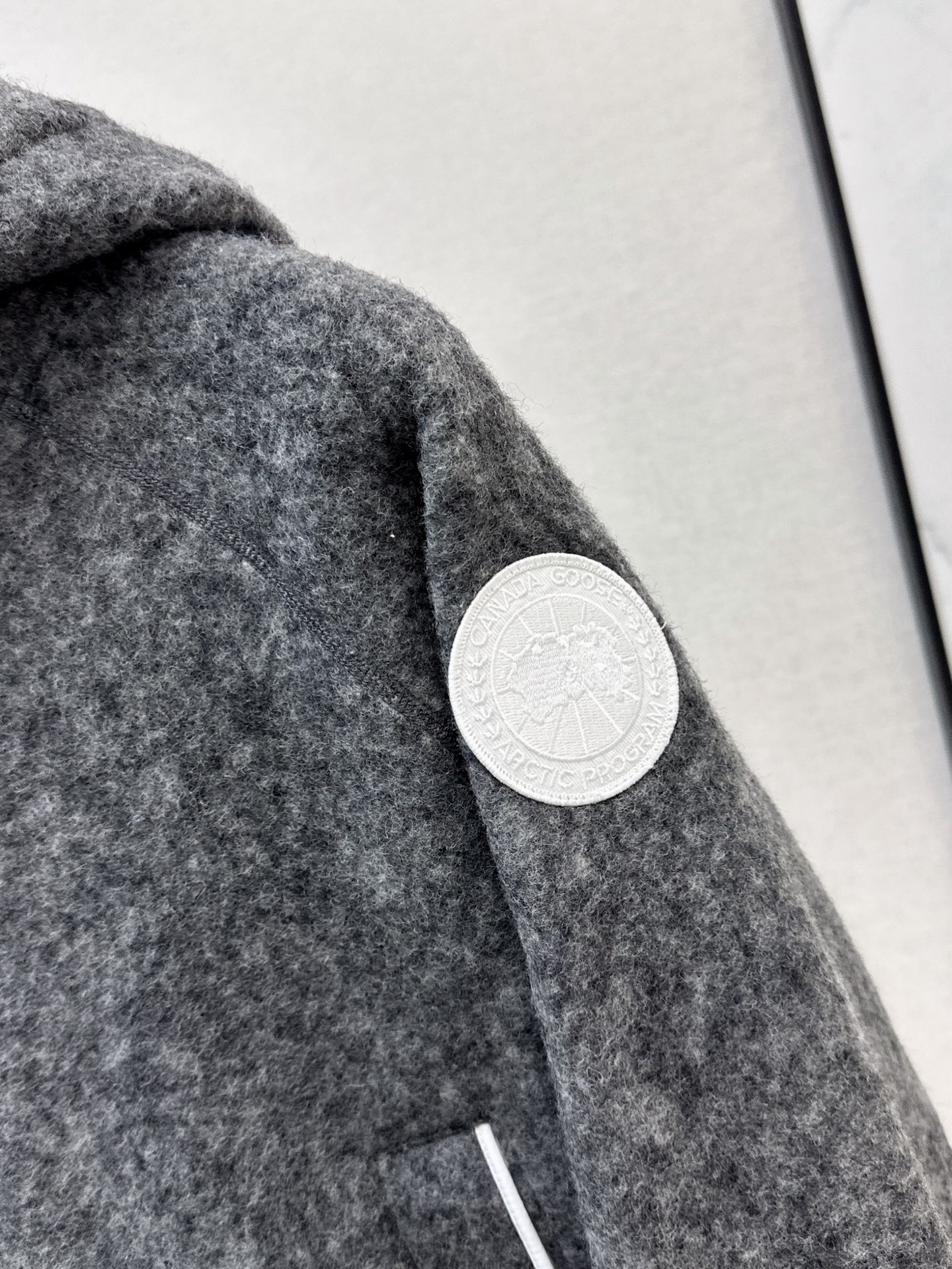Can 26ss wool hooded jacket