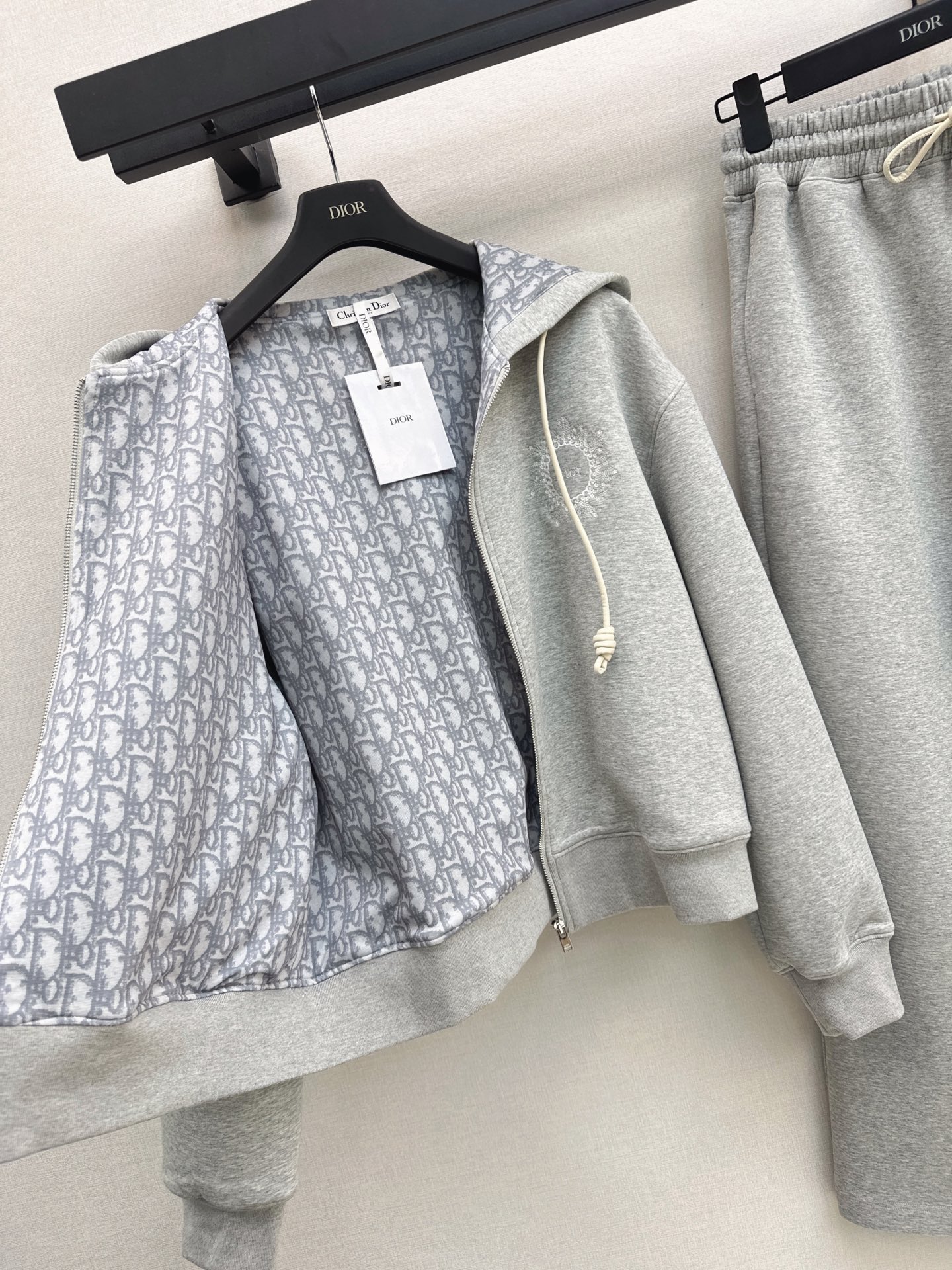 CD 26fw embroidery casual jacket pants sets