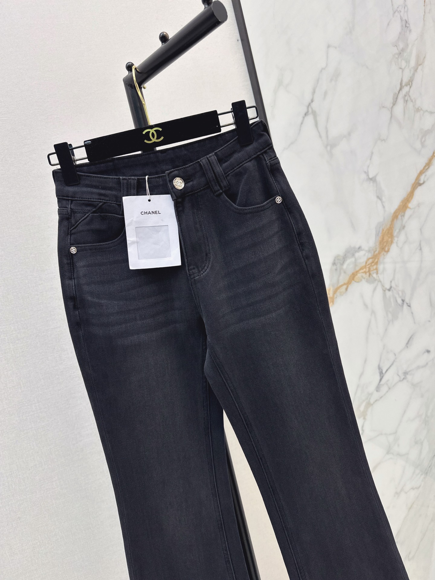 Chan 26fw slim-fit jeans