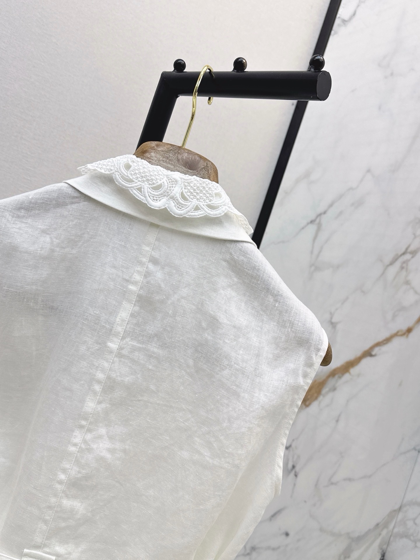 Brun 26ss embroidery waistcoat