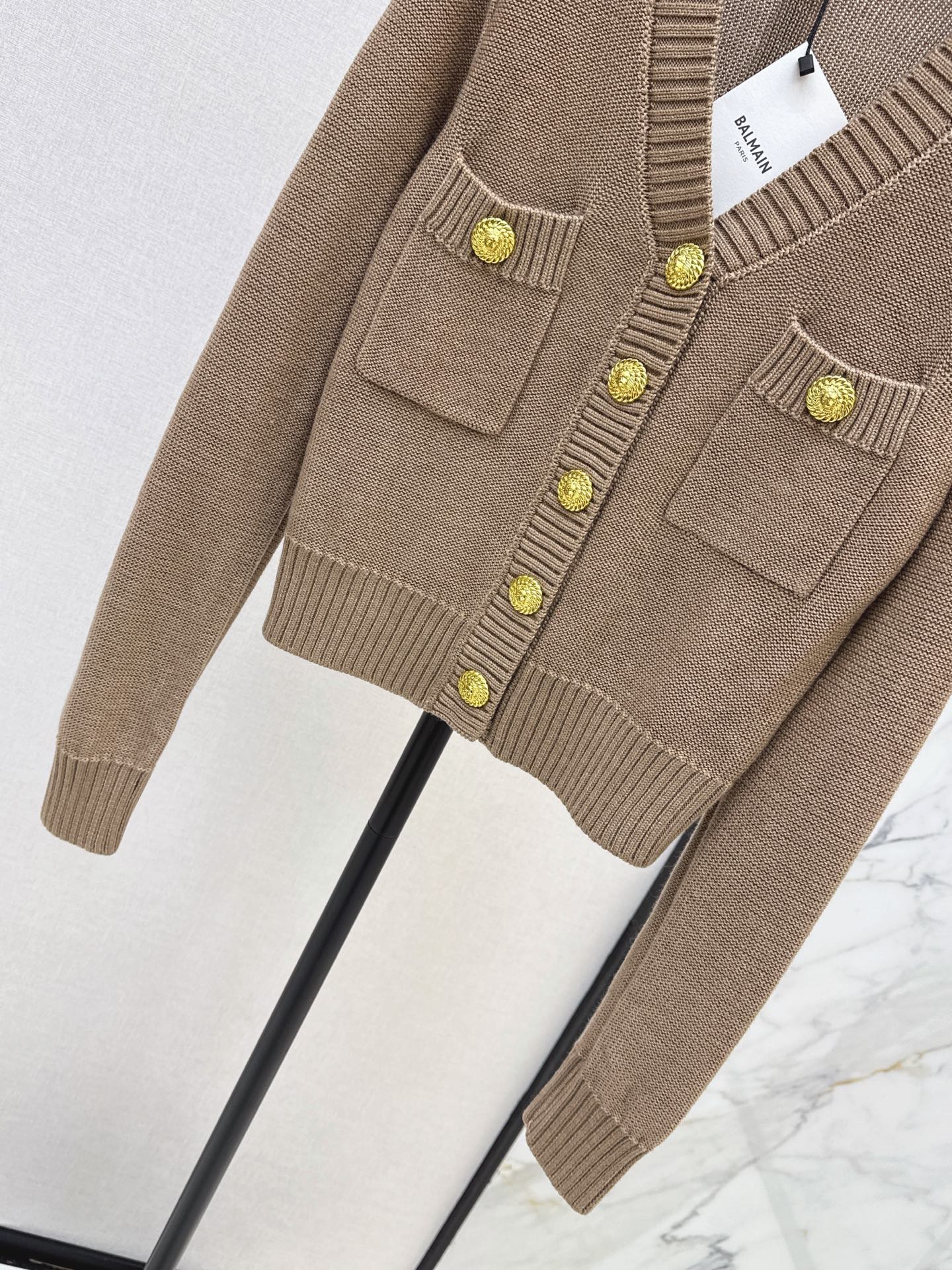 Bal 26fw knit cardigan