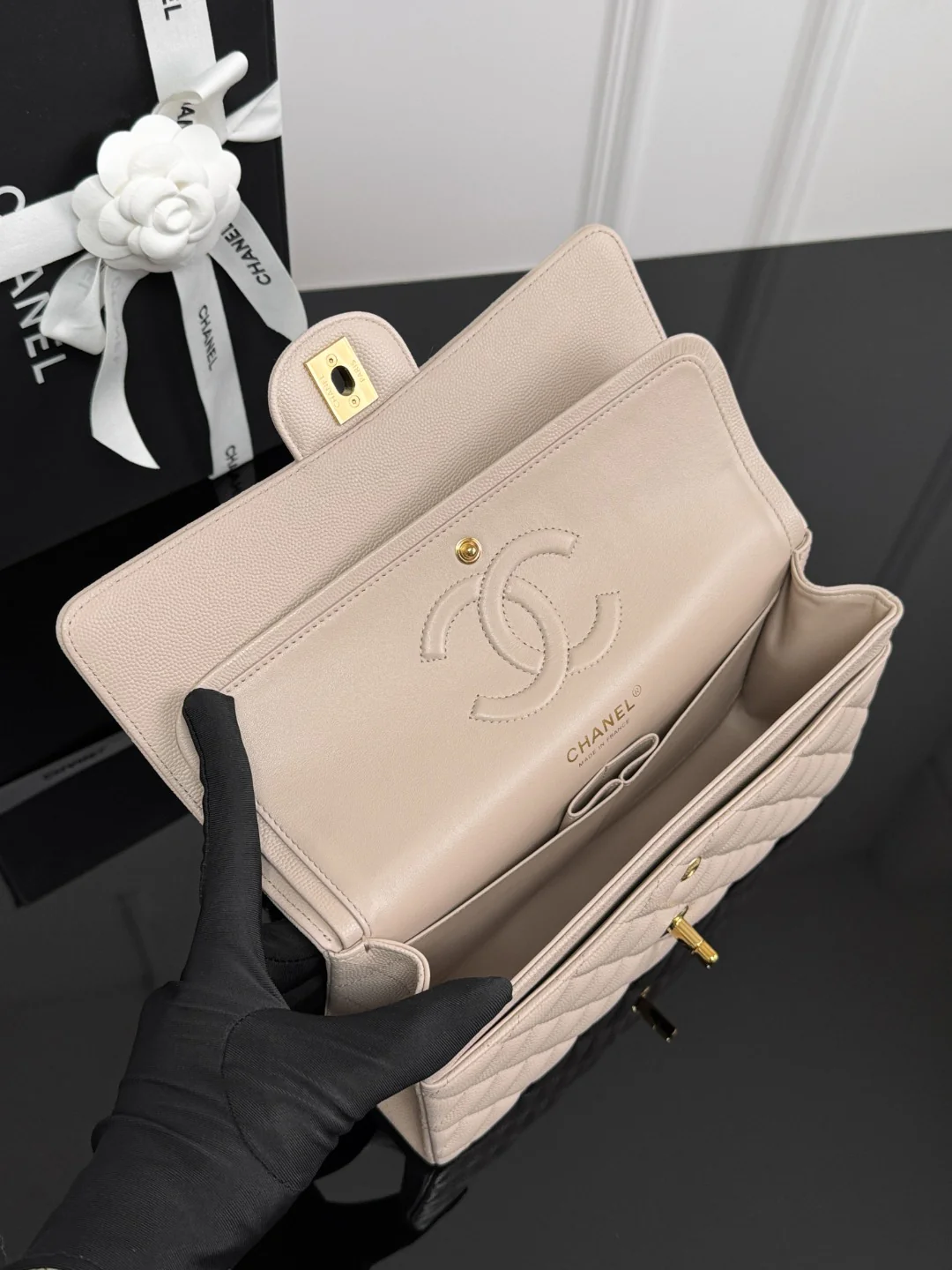Chan cf25 chain shoulder bag