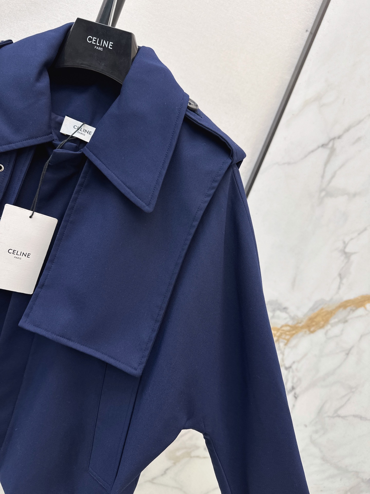 Celi 26fw cropped trench coast