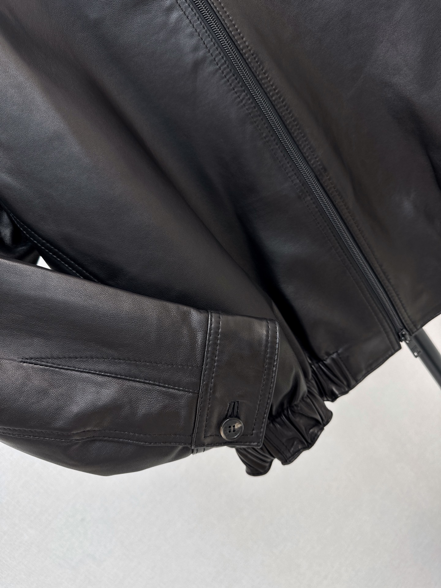 Pra 26fw leather jacket
