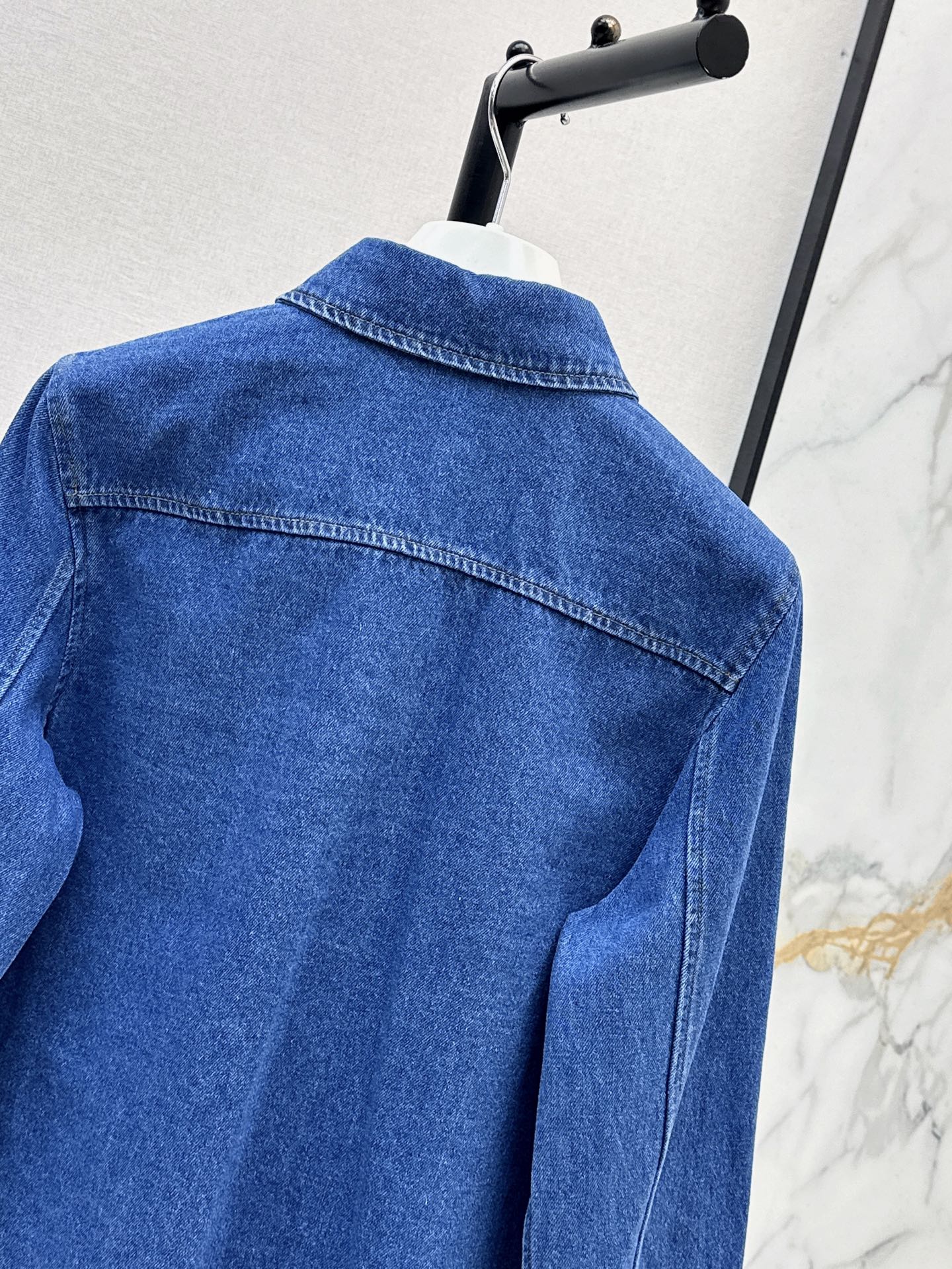 Loe 26fw denim shirt