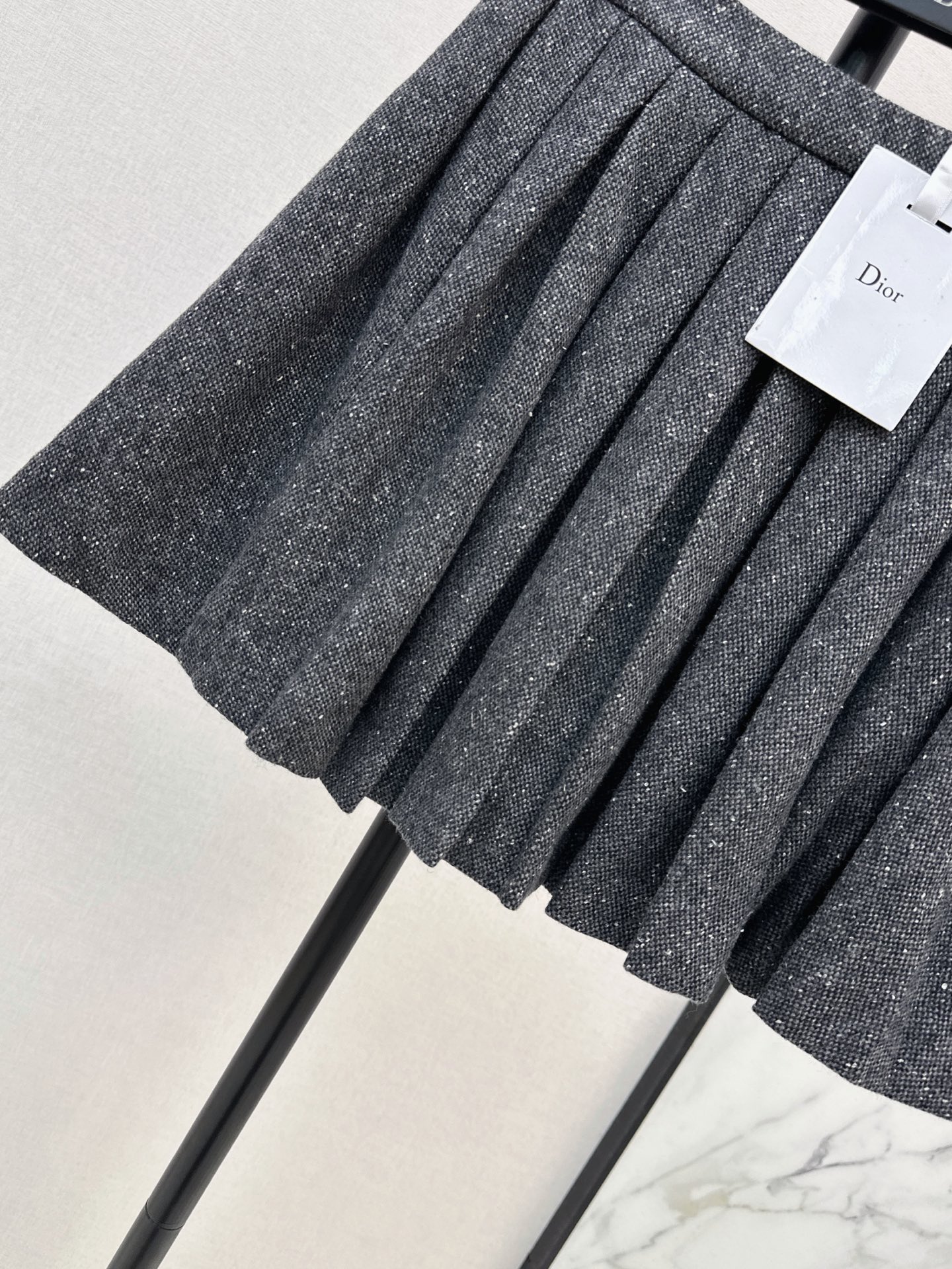 CD 26fw pleated mini skirt