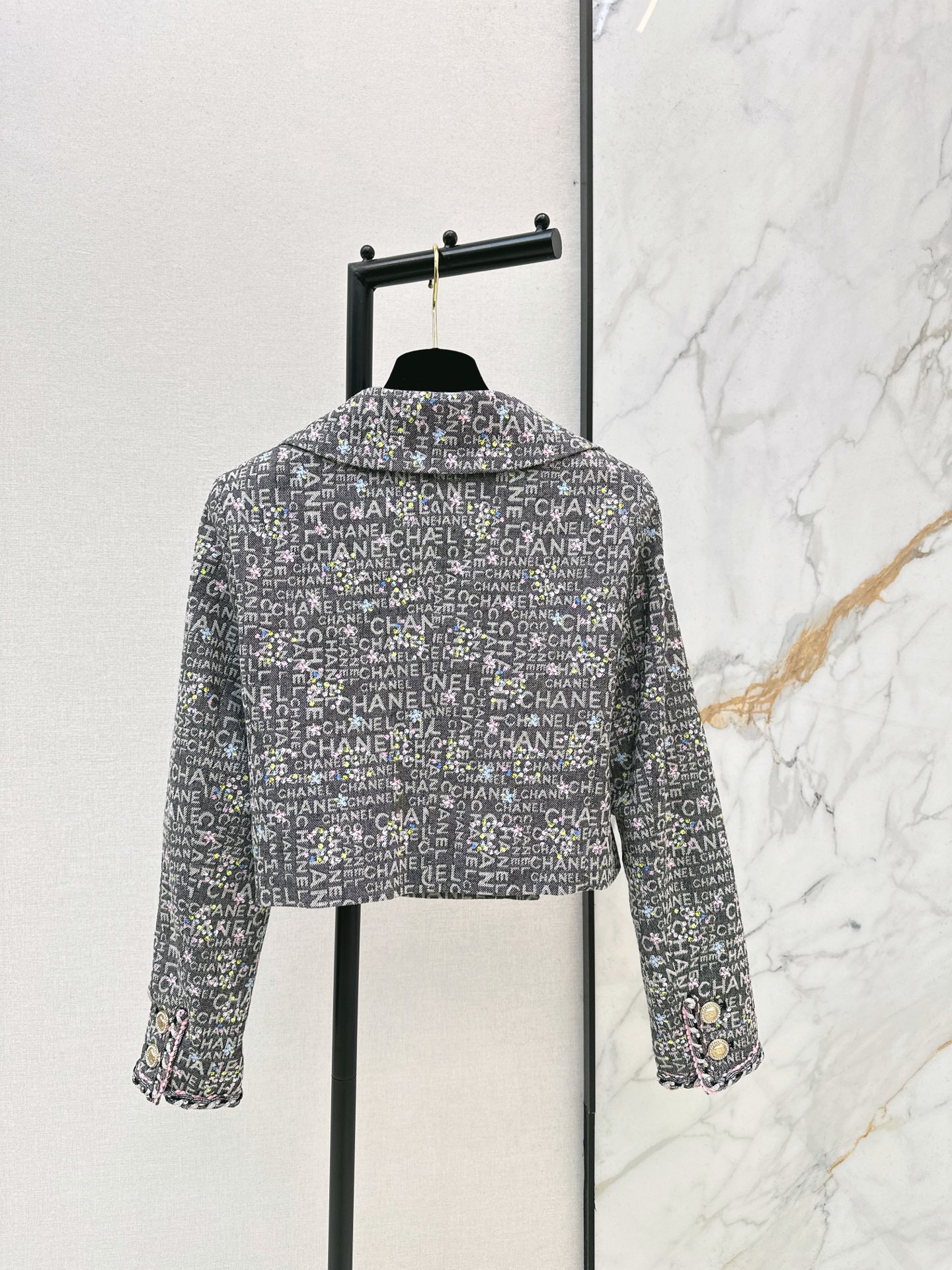 Chan 26fw cropped denim jacket
