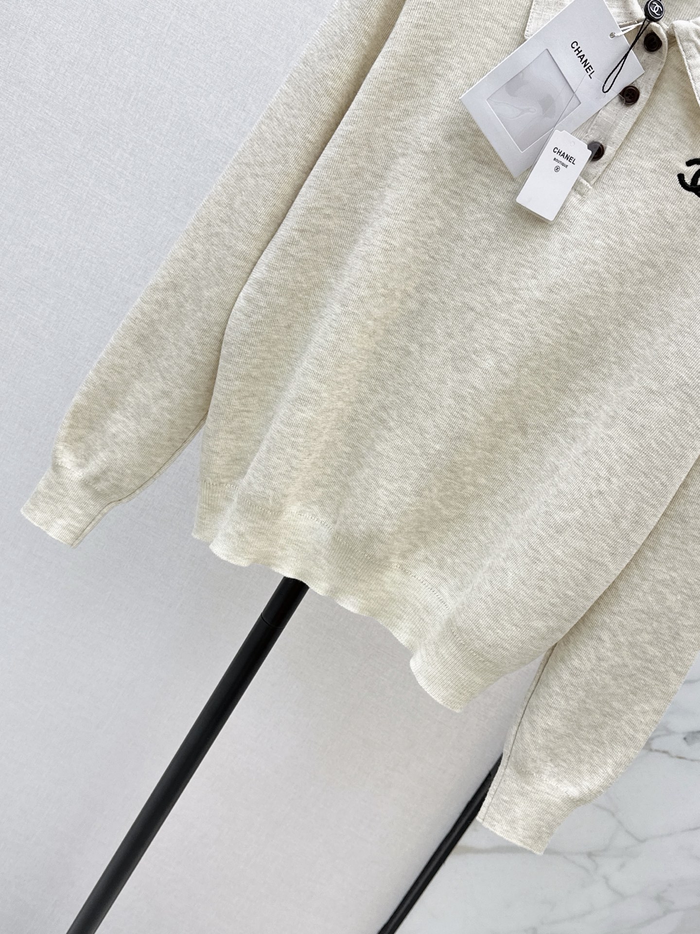 Chan 26fw polo knitwear