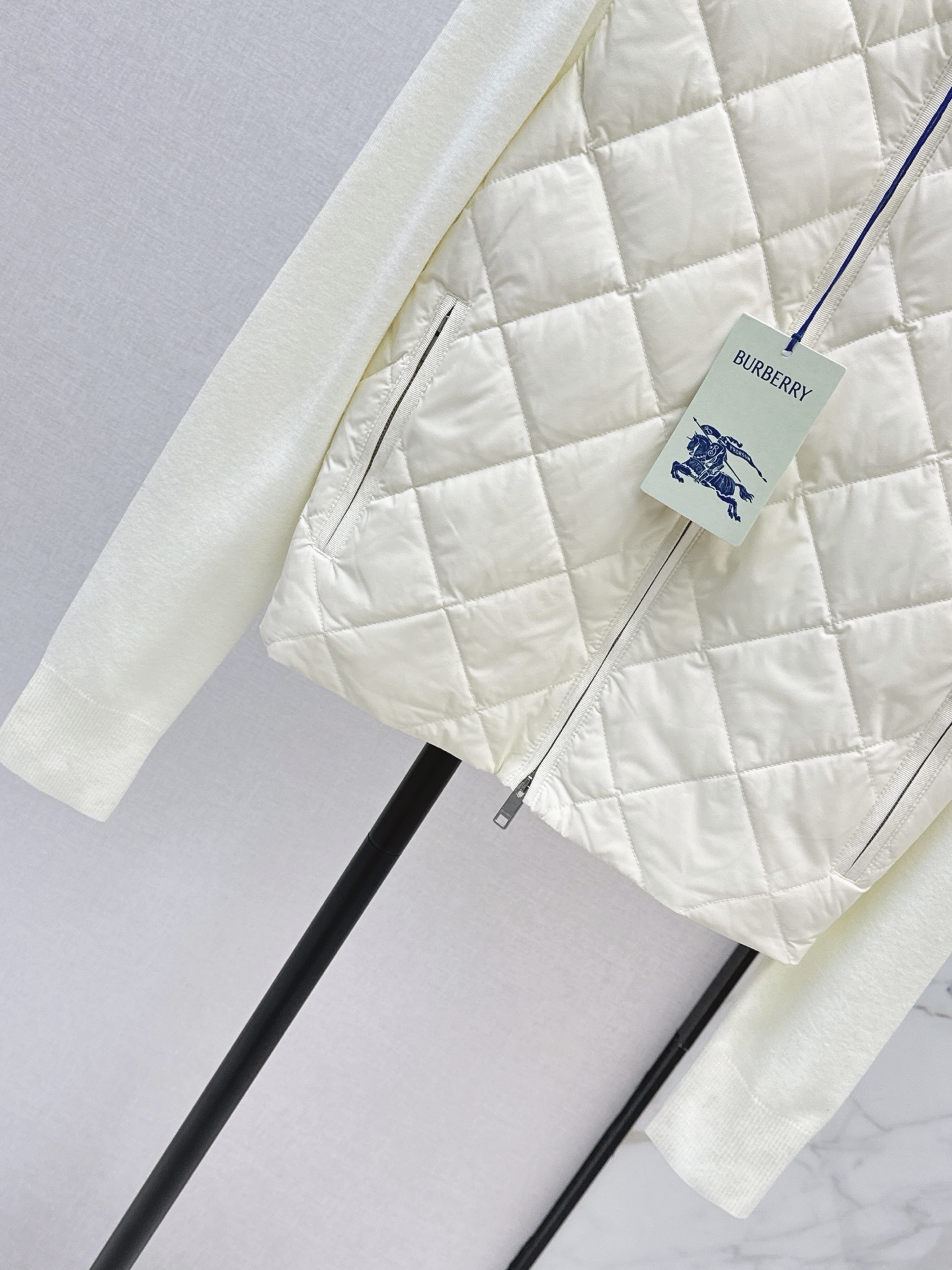 Bur 26fw knit contract down jacket