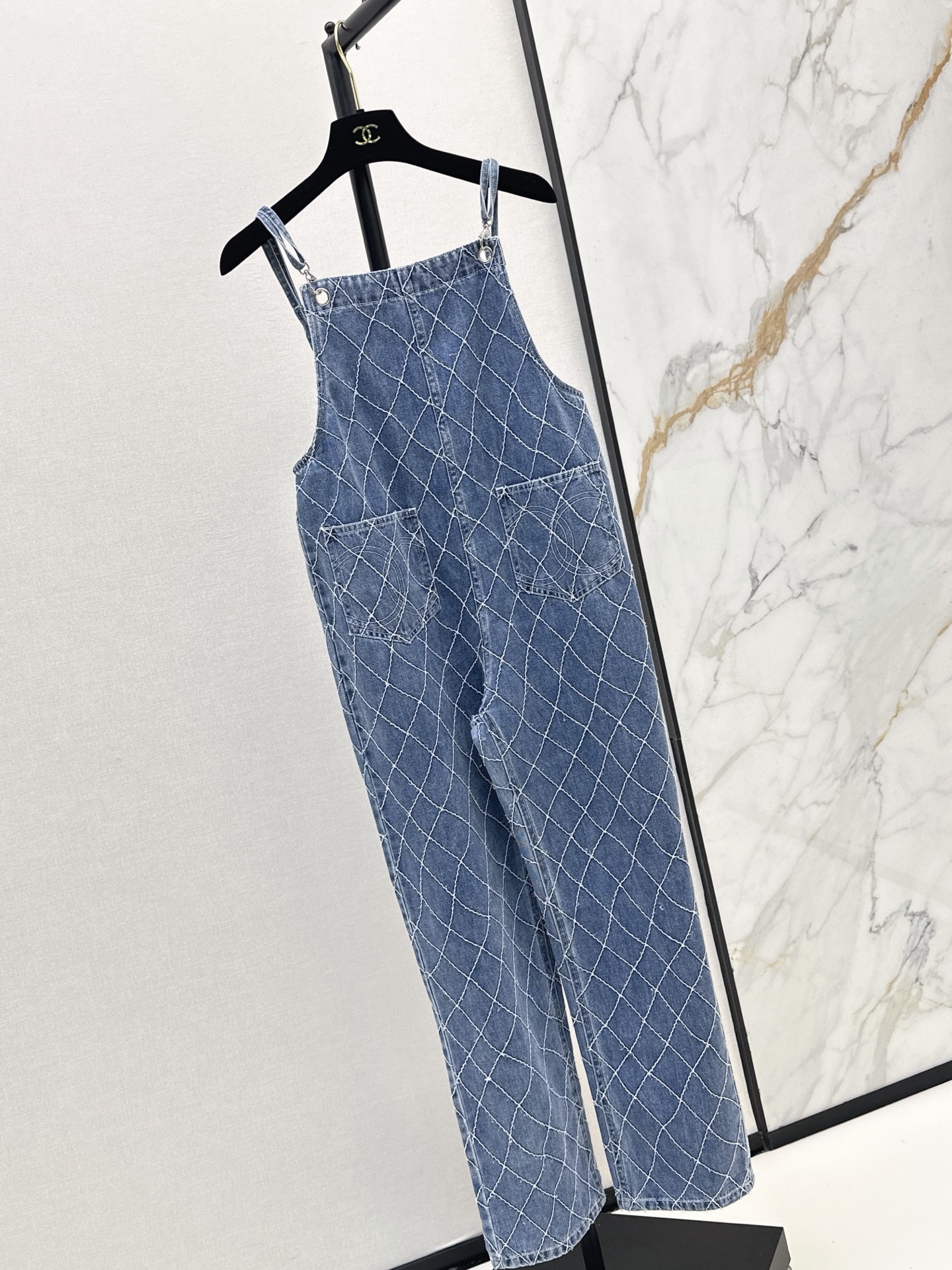 Chan 26fw denim jumpsuit