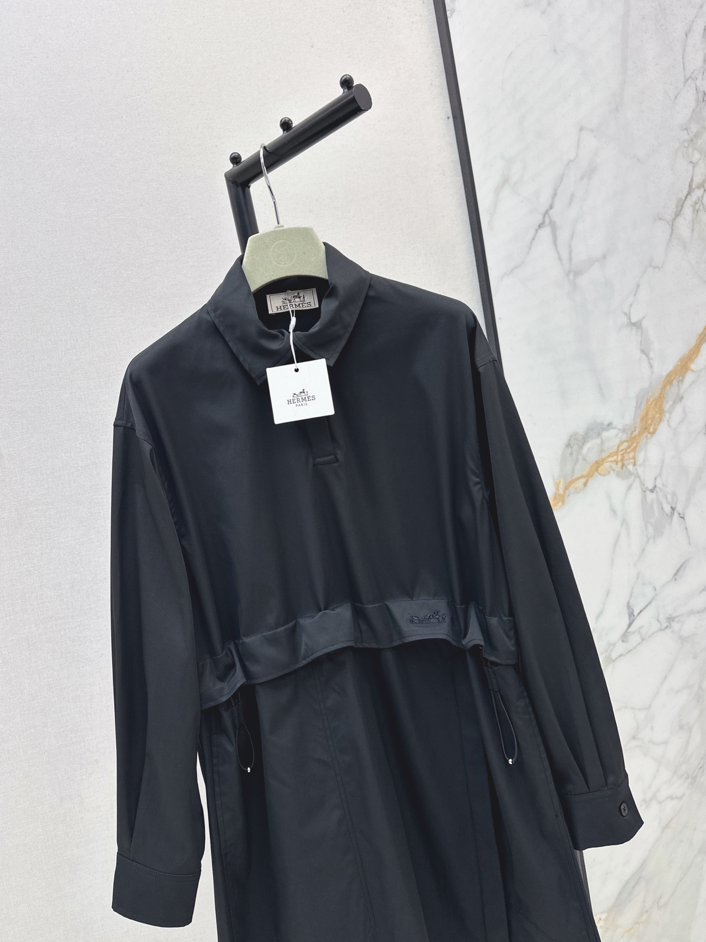 Her 26fw drawstring dress