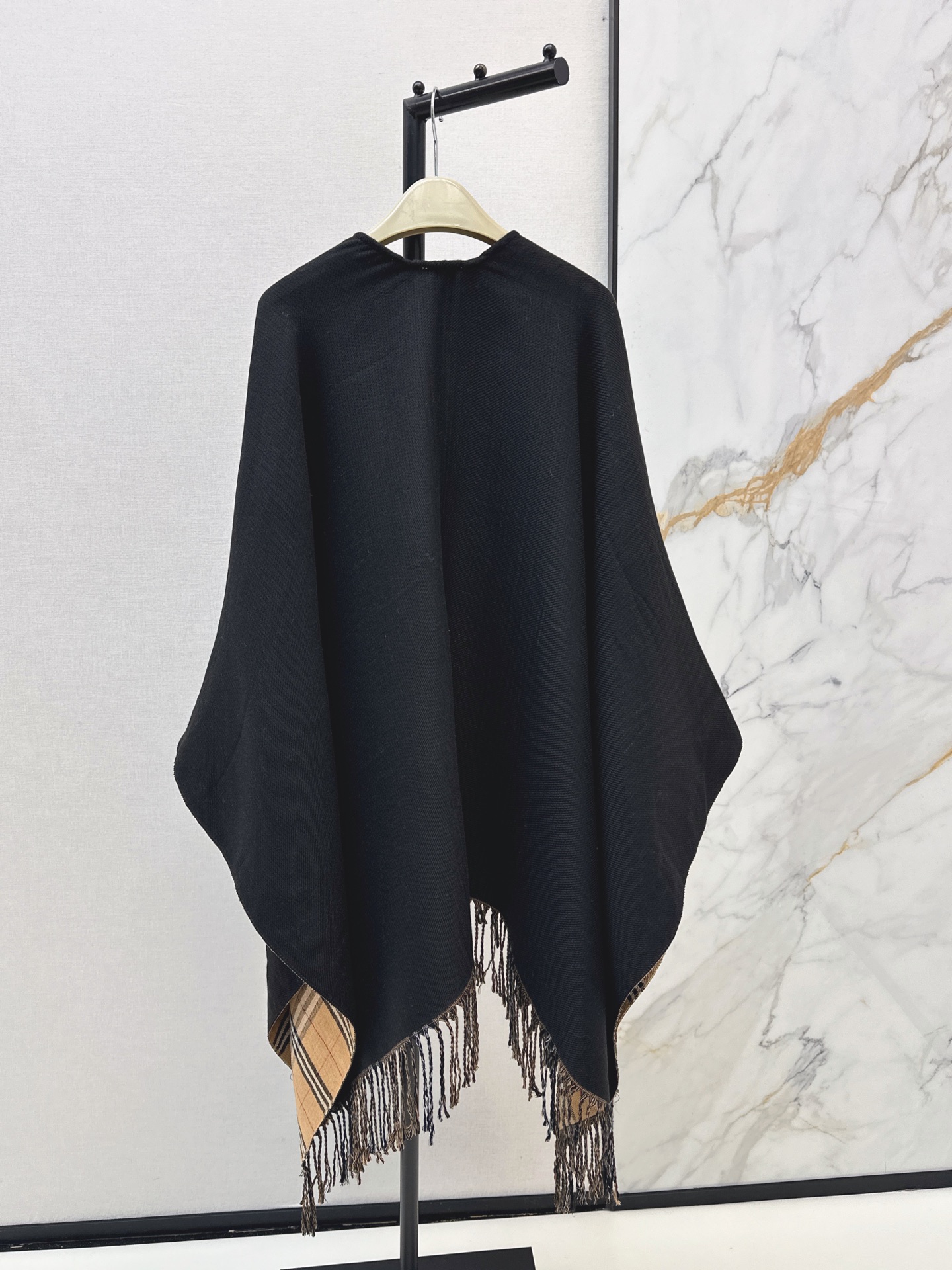 Bur 26fw wool shawls cape