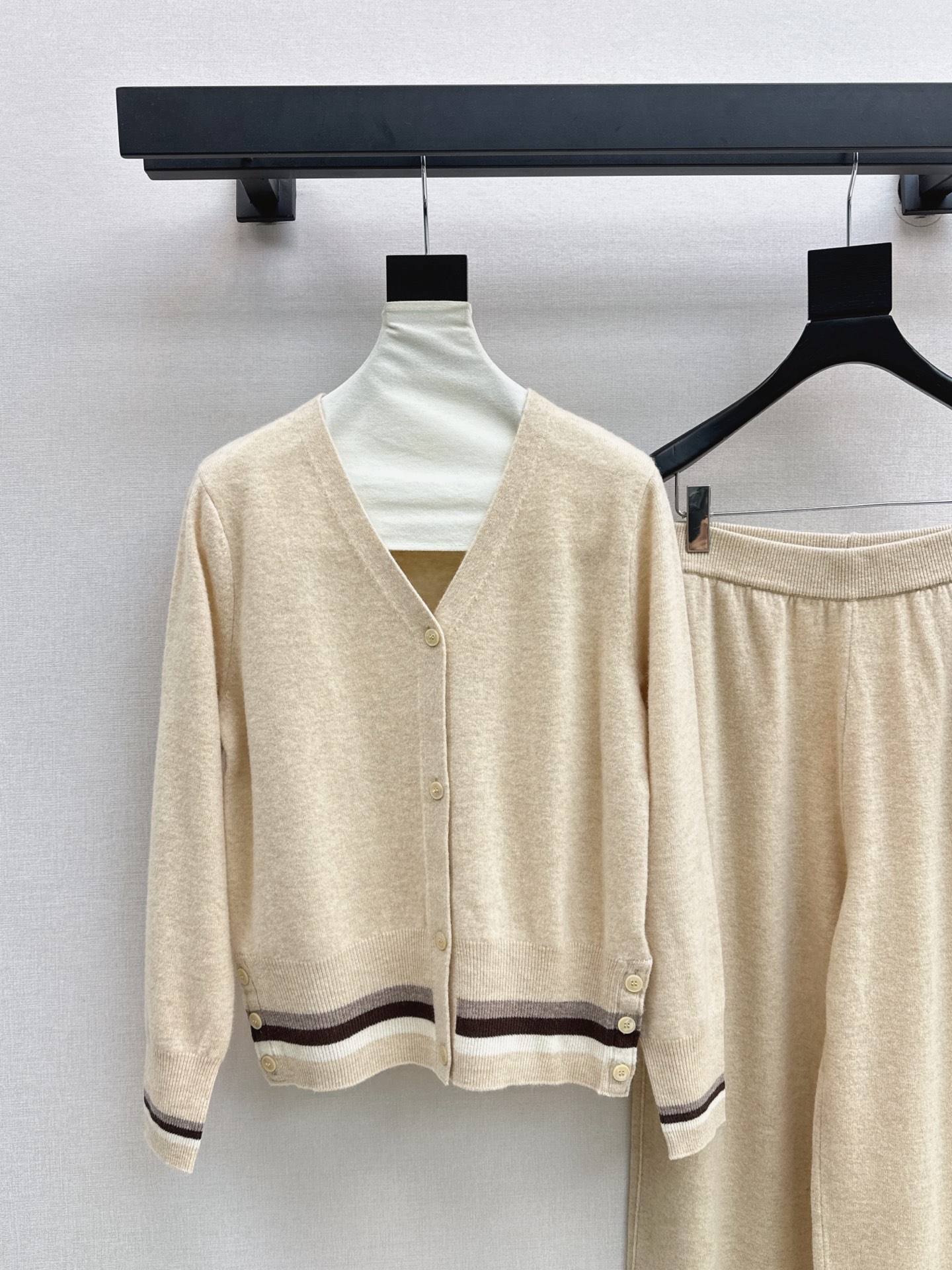 Thom 26fw wool cardigan pant sets
