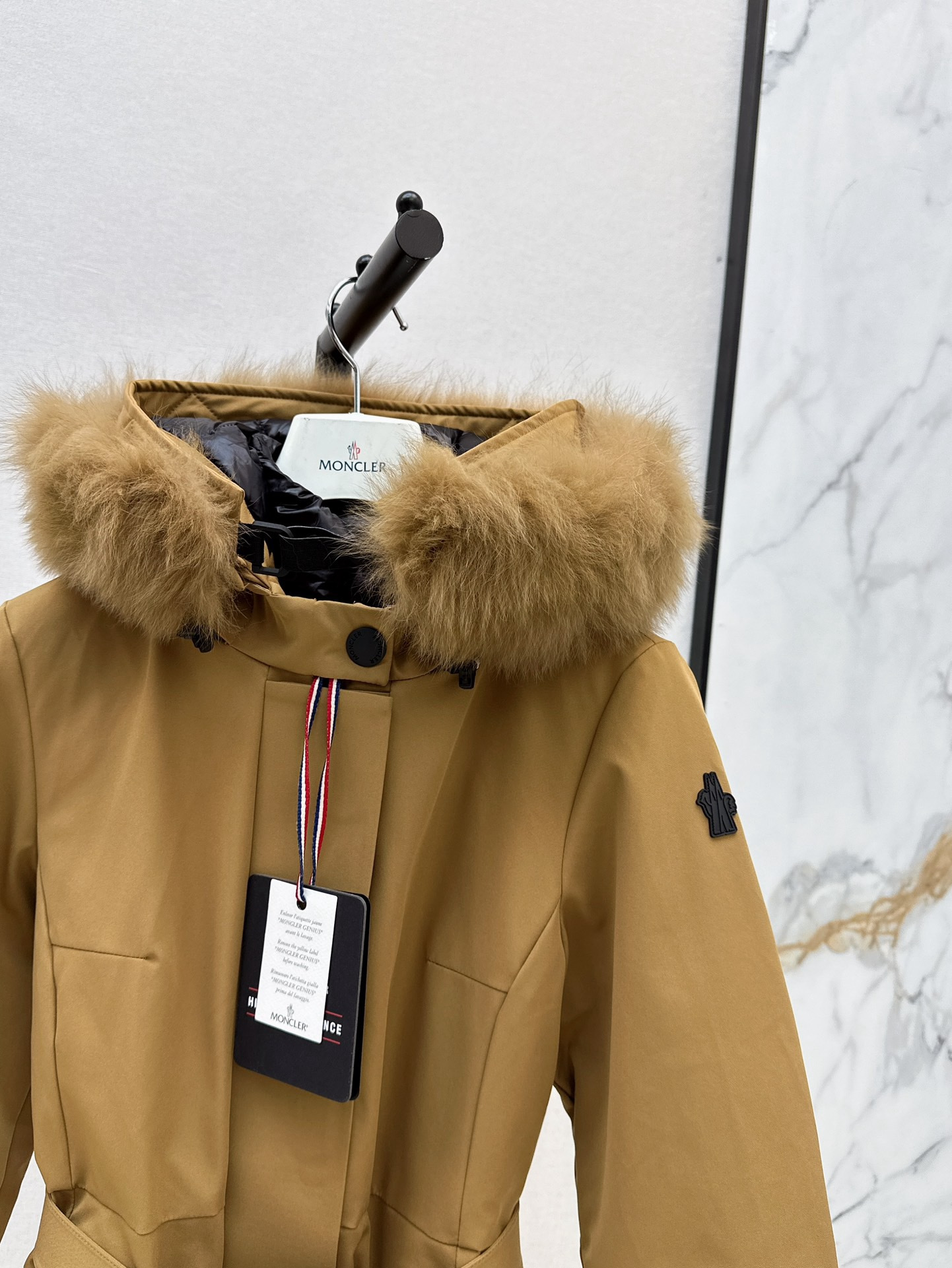 Monc 26fw hooded ski down jacket