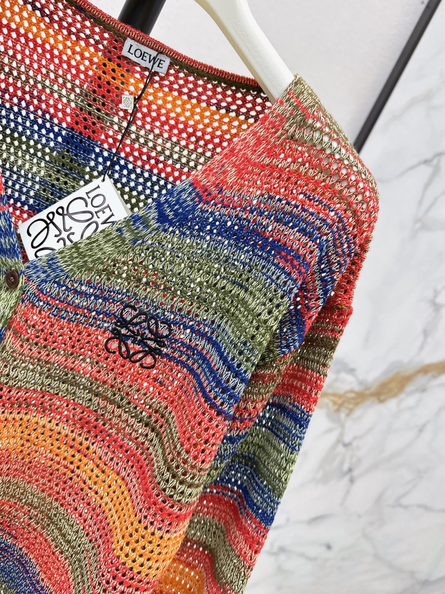 Loe 26fw stripe knitwear