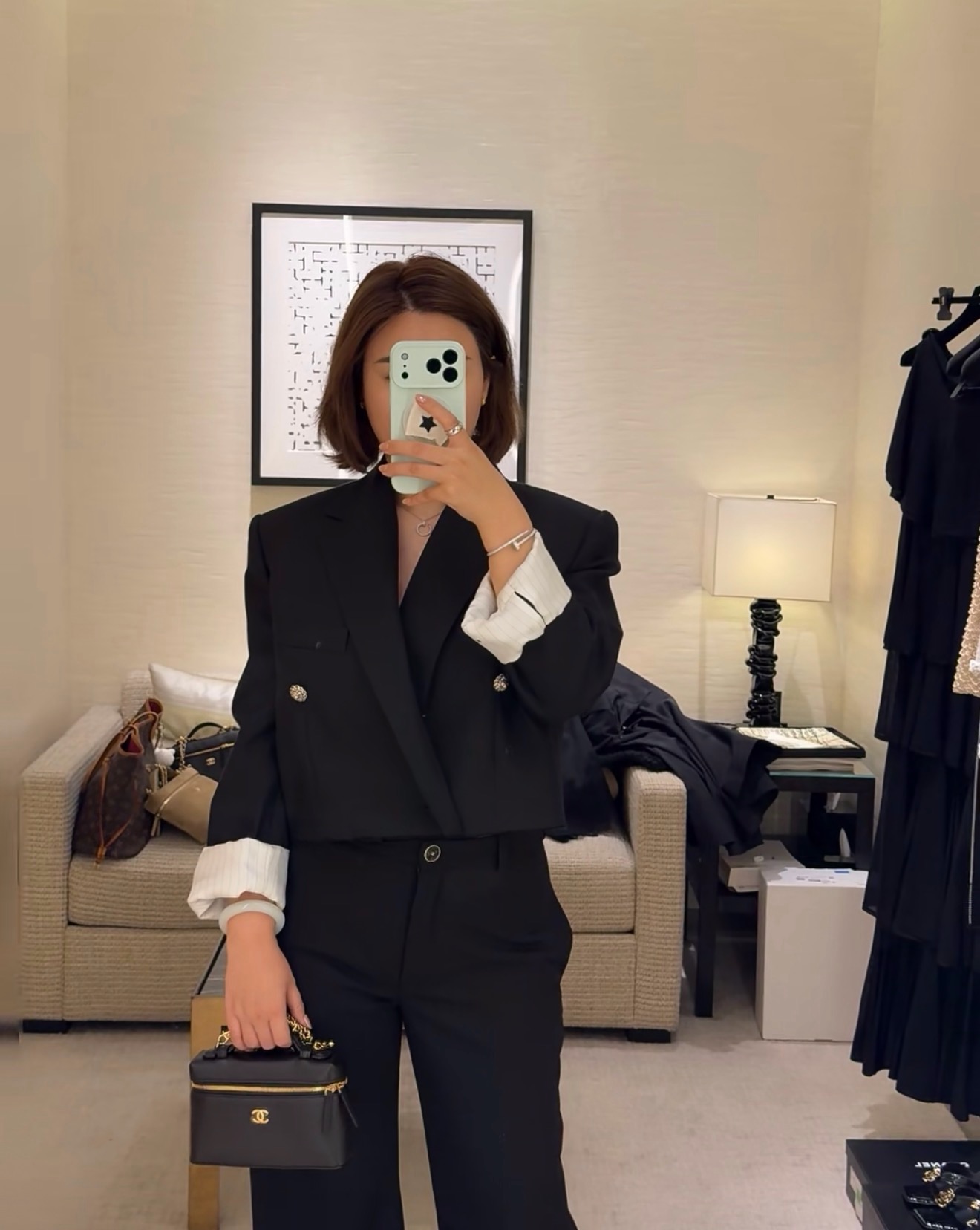 Chan 26fw ceopped jacket