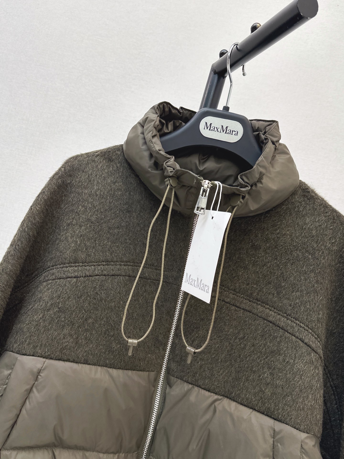 Max 26fw wool contract down jacket