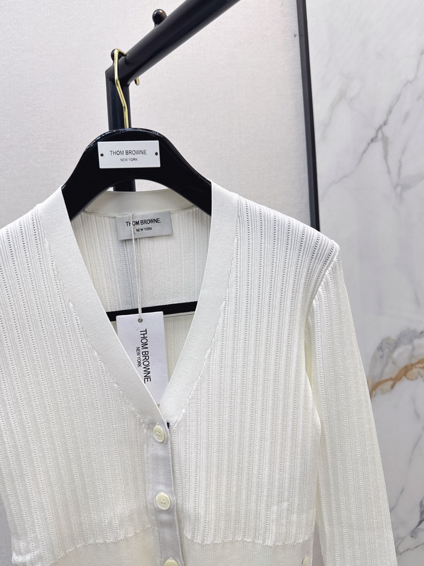 Thom 26fw cropped cardigan
