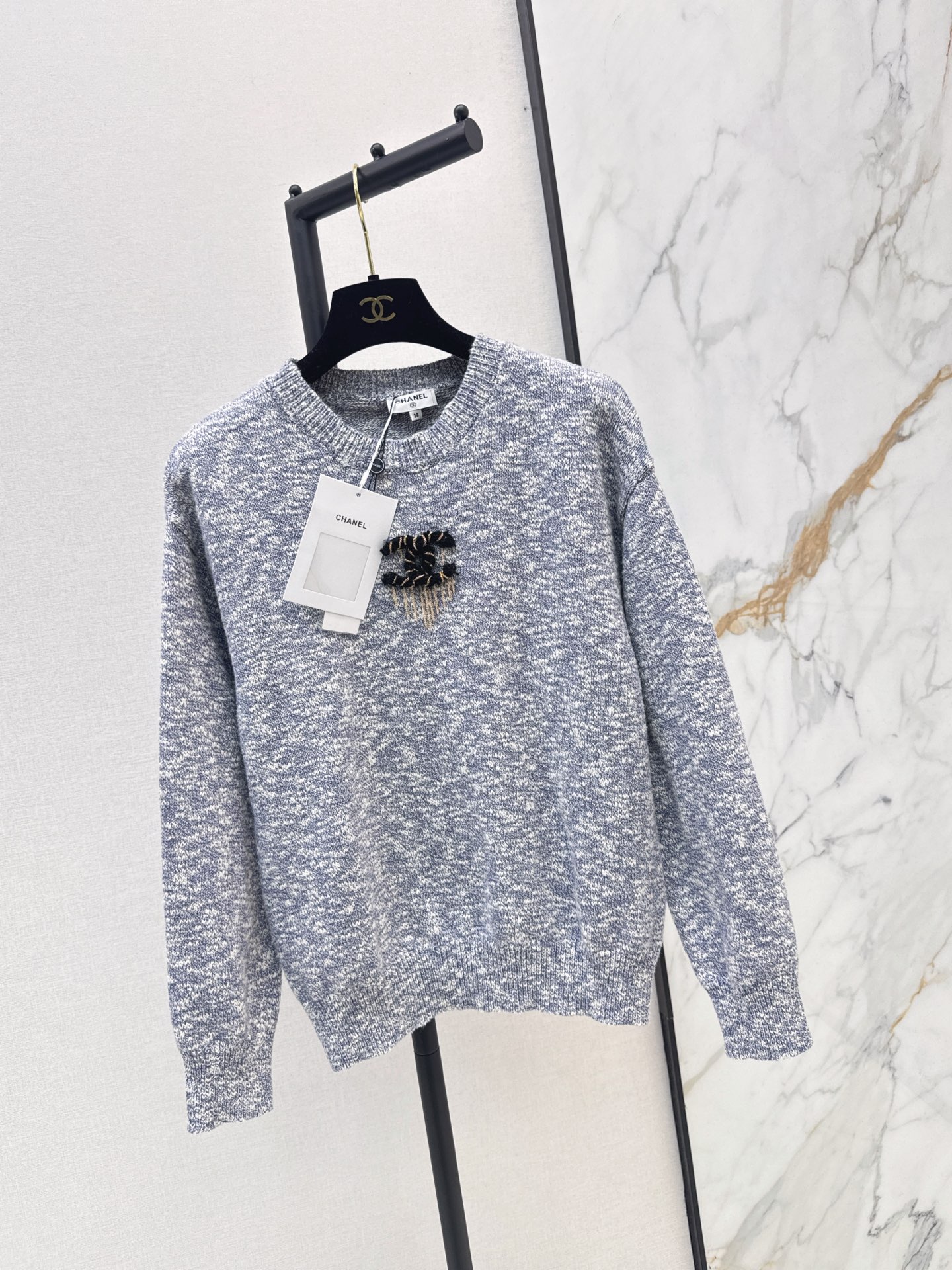 Chan 26fw embroidery sweater