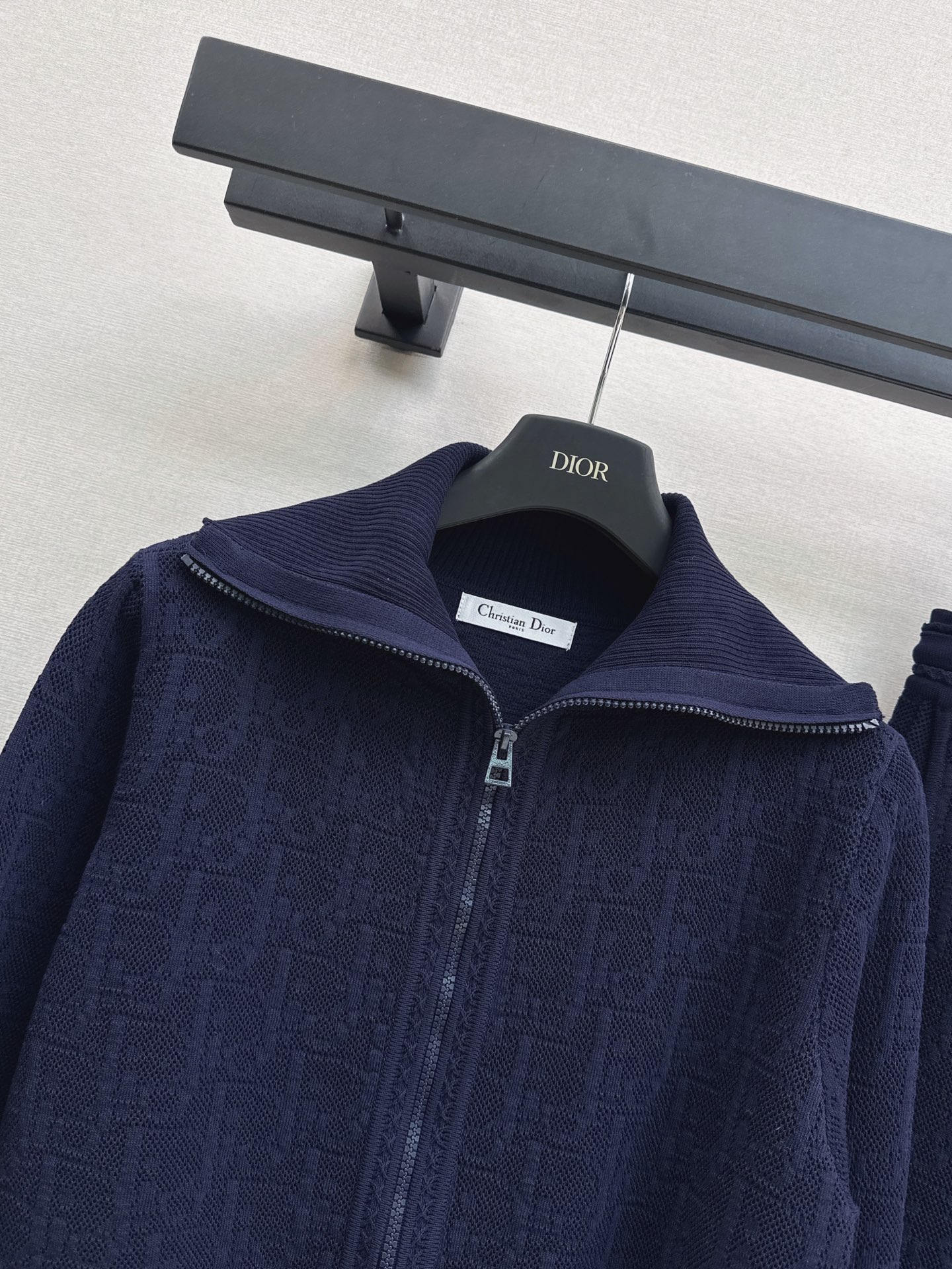 CD 26fw knit zipper jacket pants sets