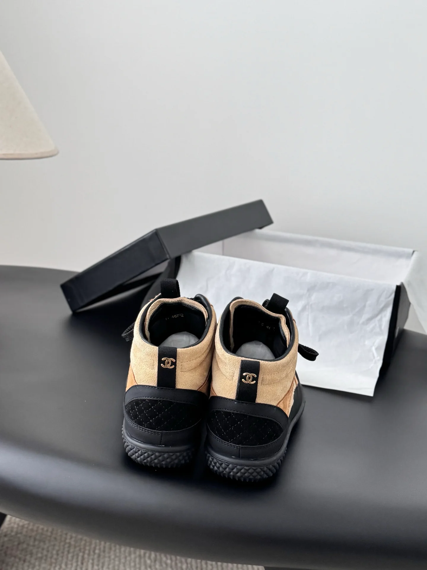 Chan 25fw sneaker with high tops
