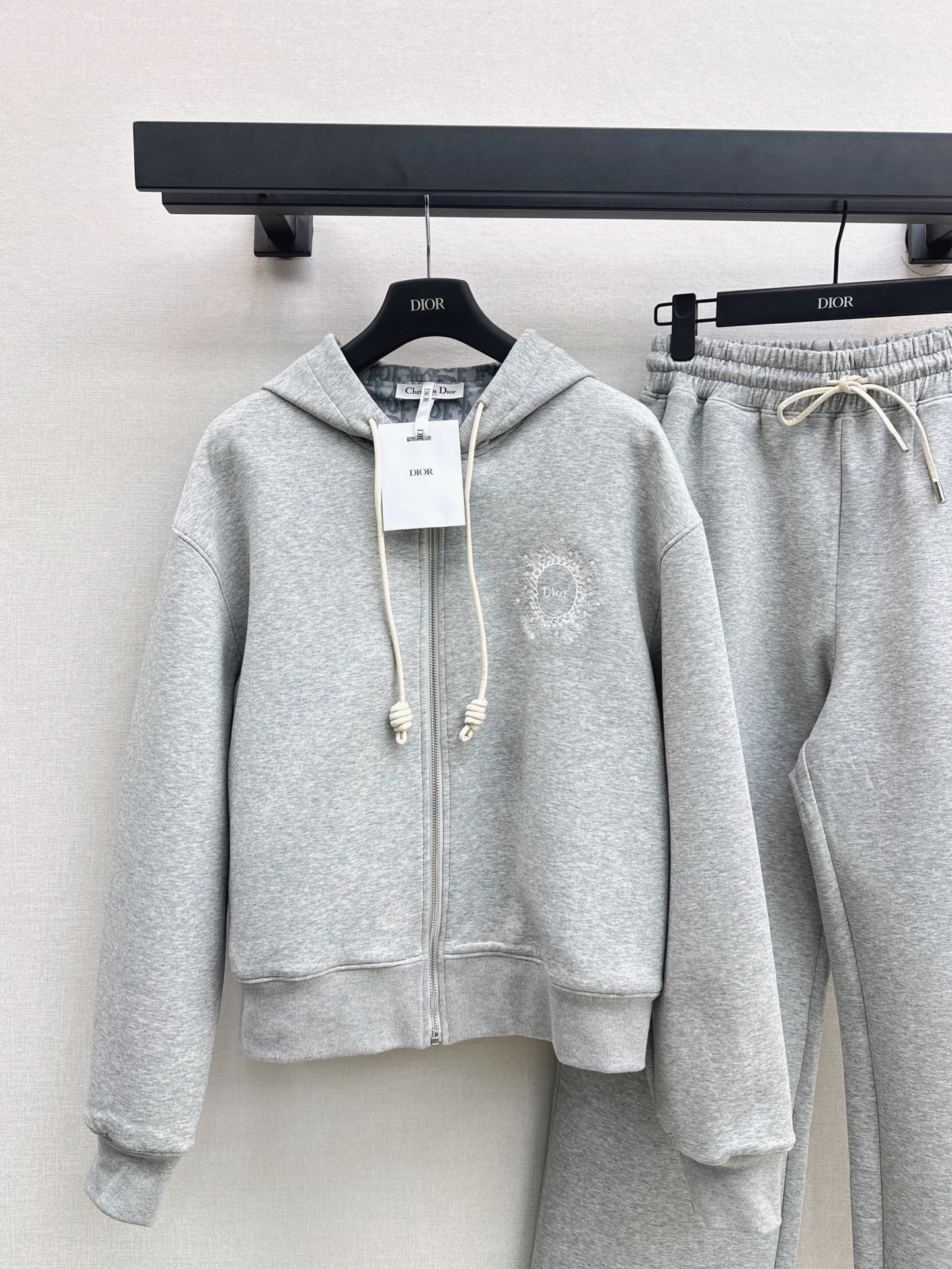 CD 26fw embroidery casual jacket pants sets