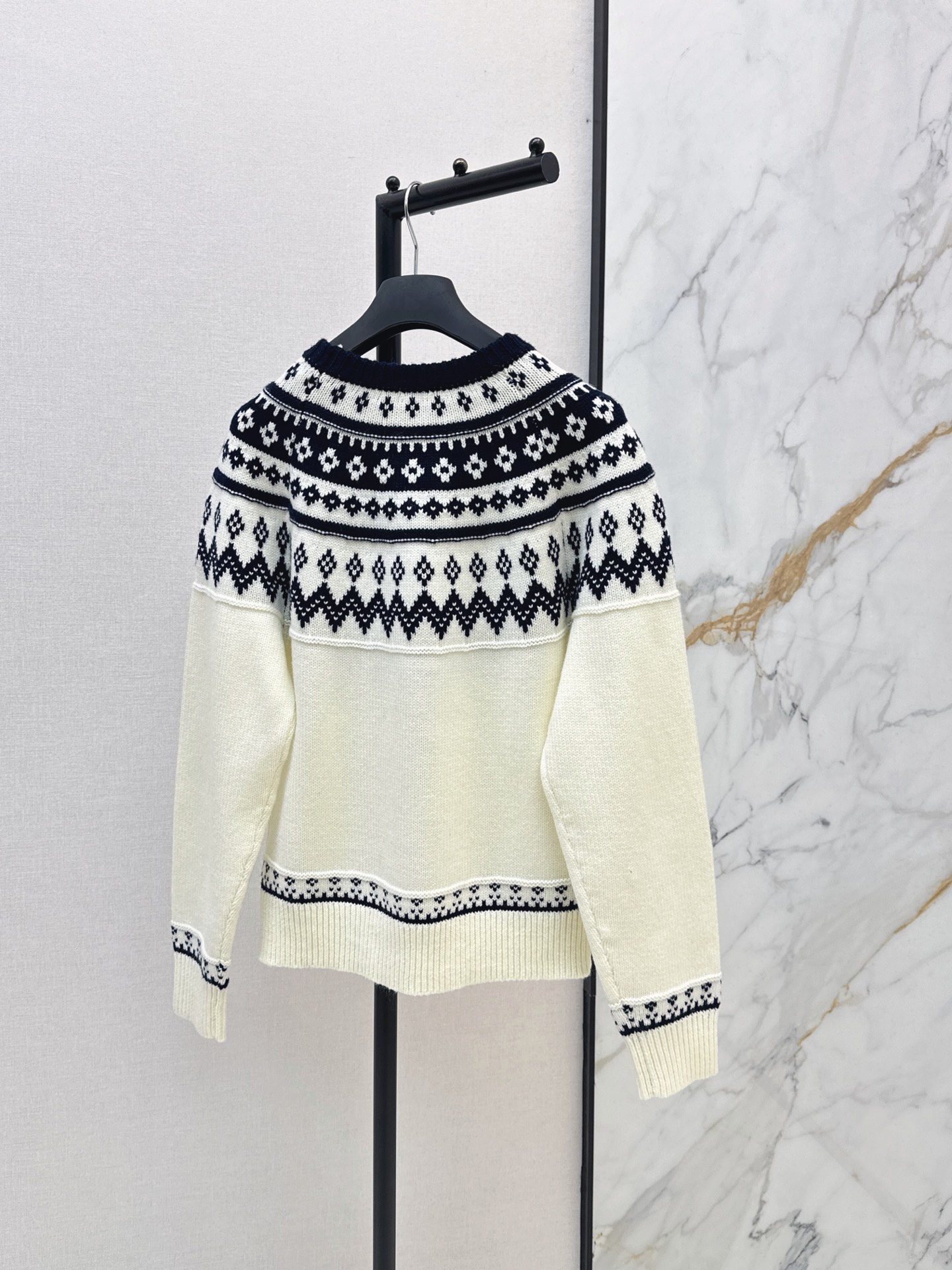 CD 26fw fair isle sweater